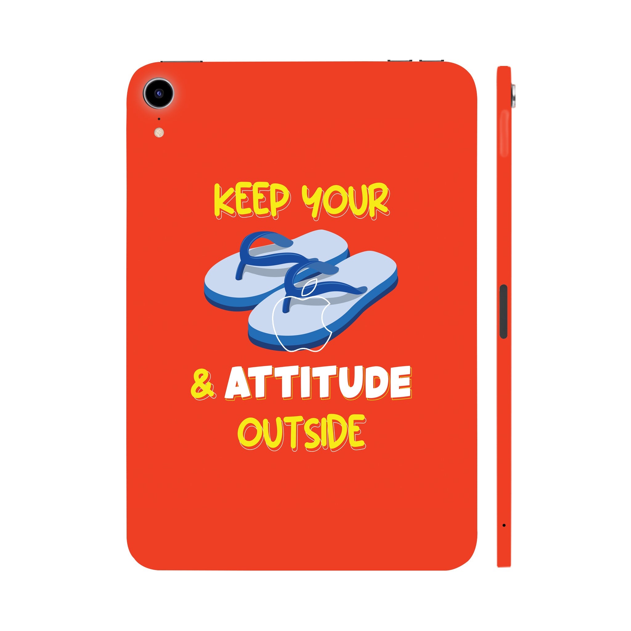 Apple Ipad Air 11 M3 2025 Keep your chappal and attitude outside Tablet Skins