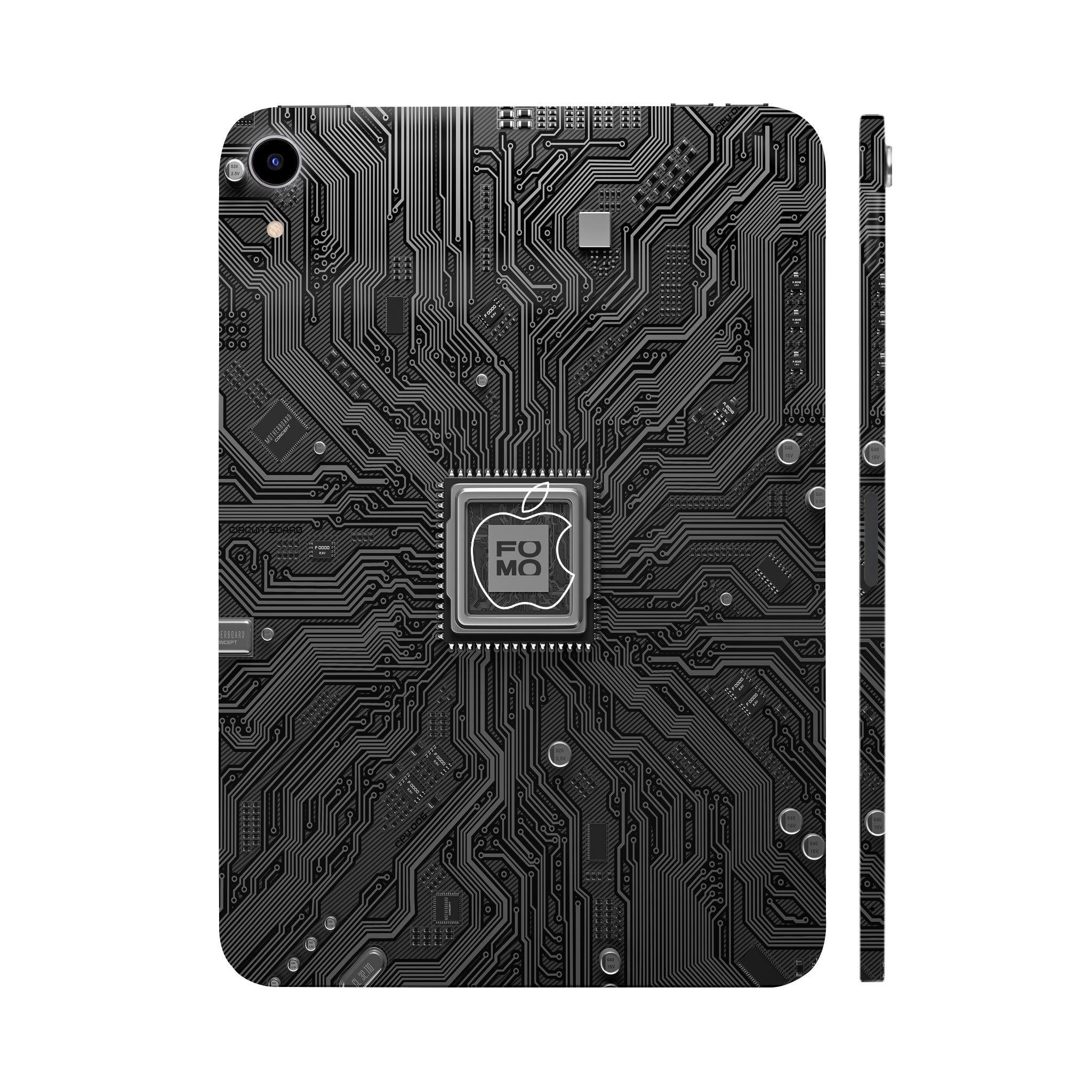 Apple Ipad Air 11 M3 2025 FOMO Circuit Dark Mode Tablet Skins
