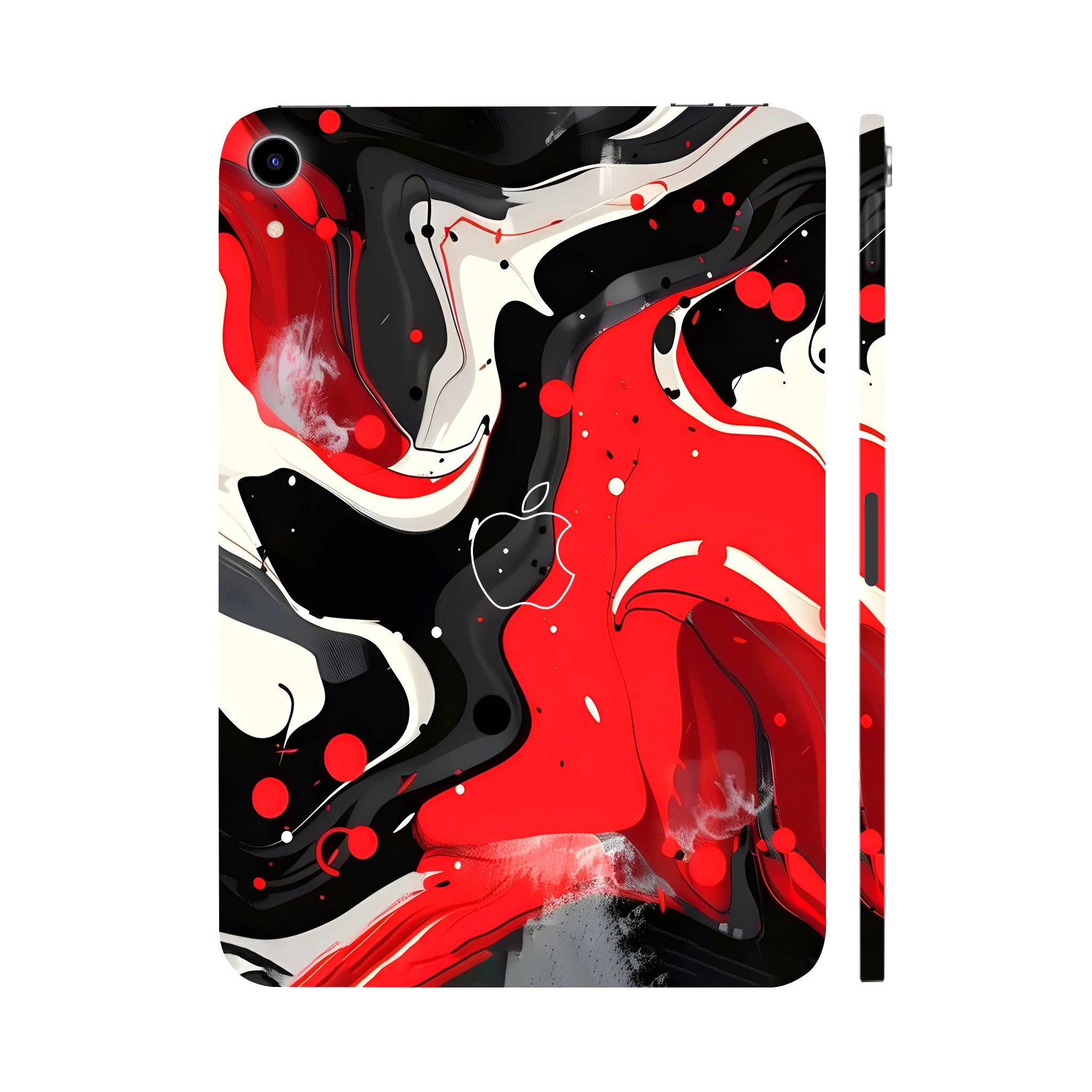 Apple Ipad Air 11 M3 2025 Scarlet and White Motion Tablet Skins