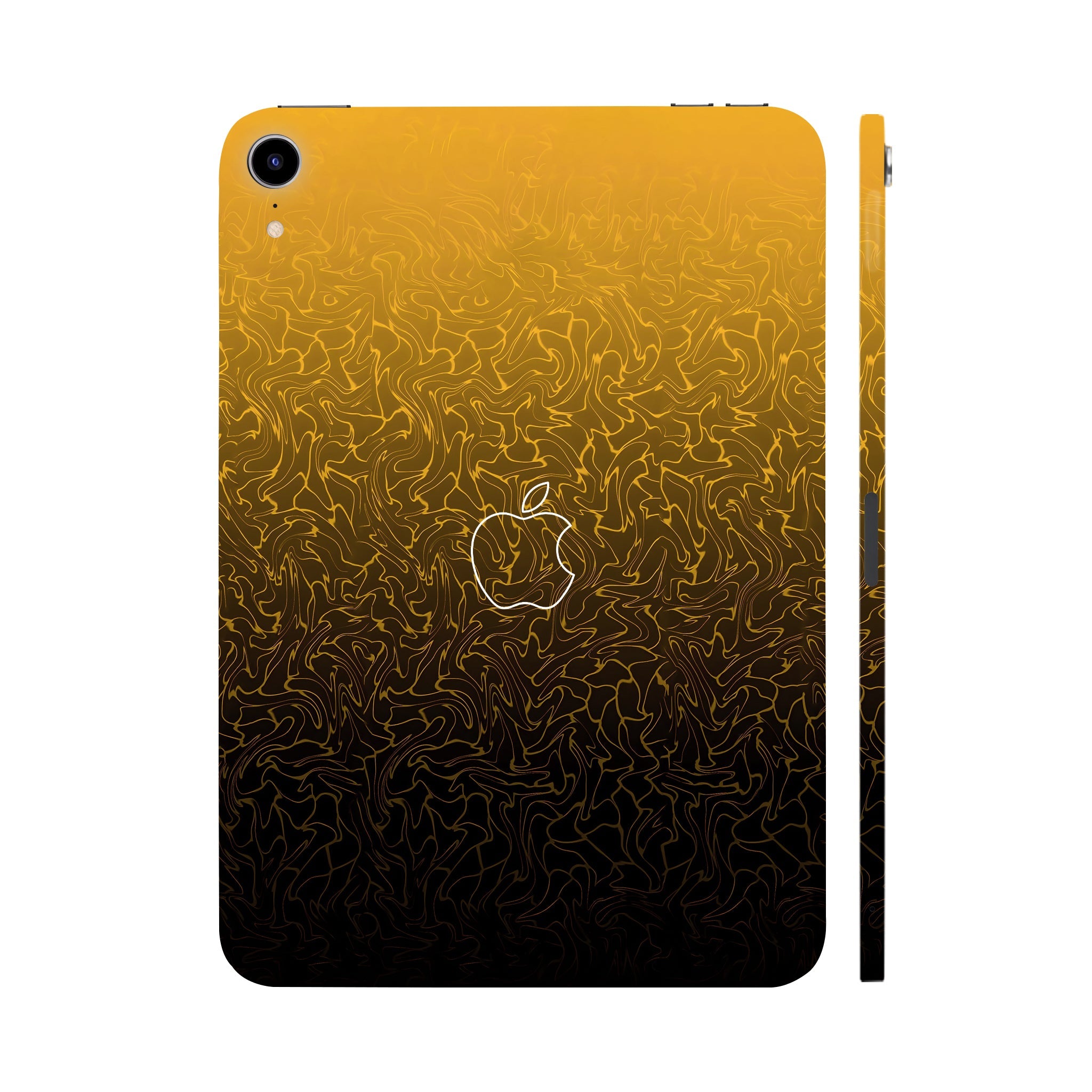 Apple Ipad Air 11 M3 2025 Orange to Black Gradient Tablet Skins