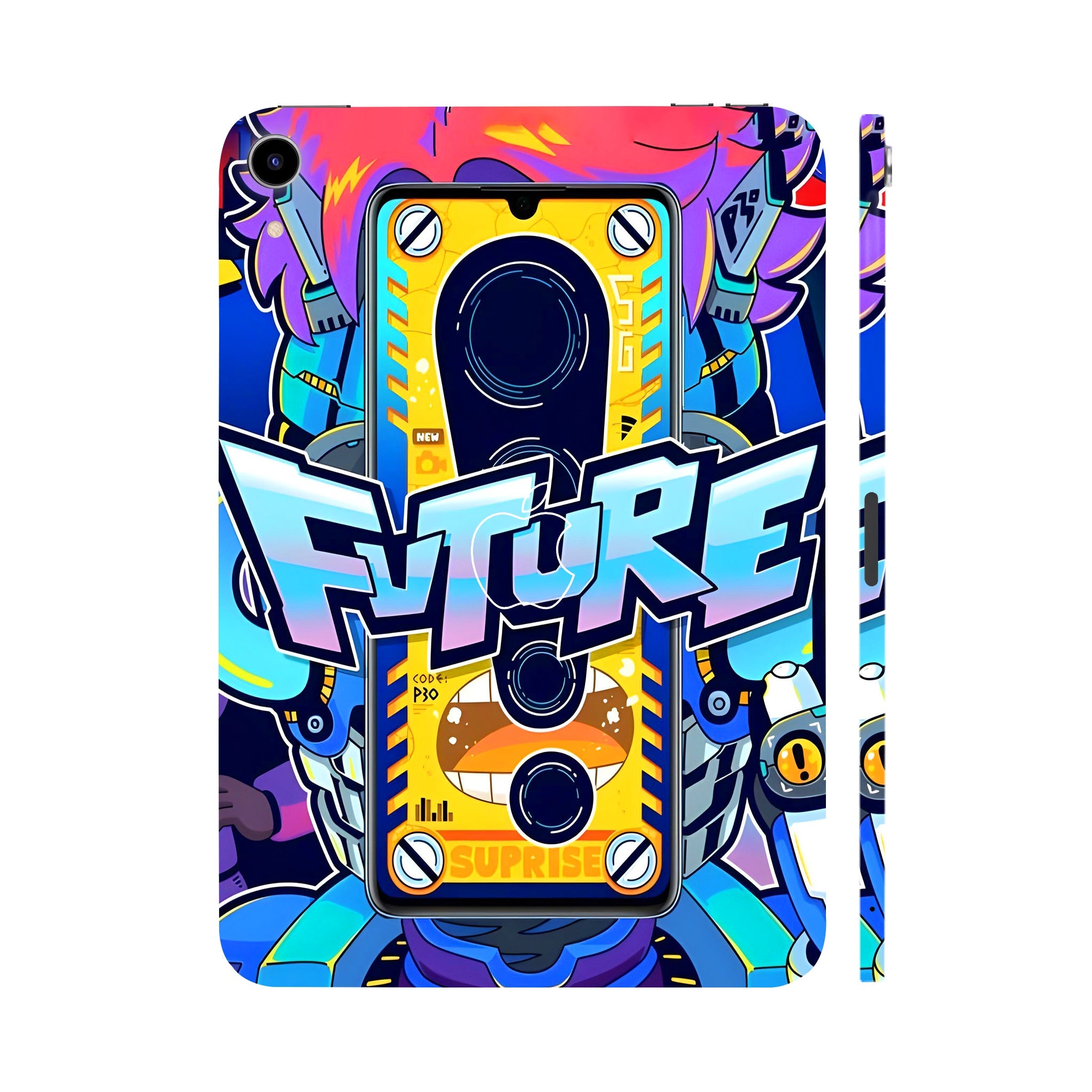 Apple Ipad Air 11 M3 2025 Futuristic Cyberpunk Tablet Skins