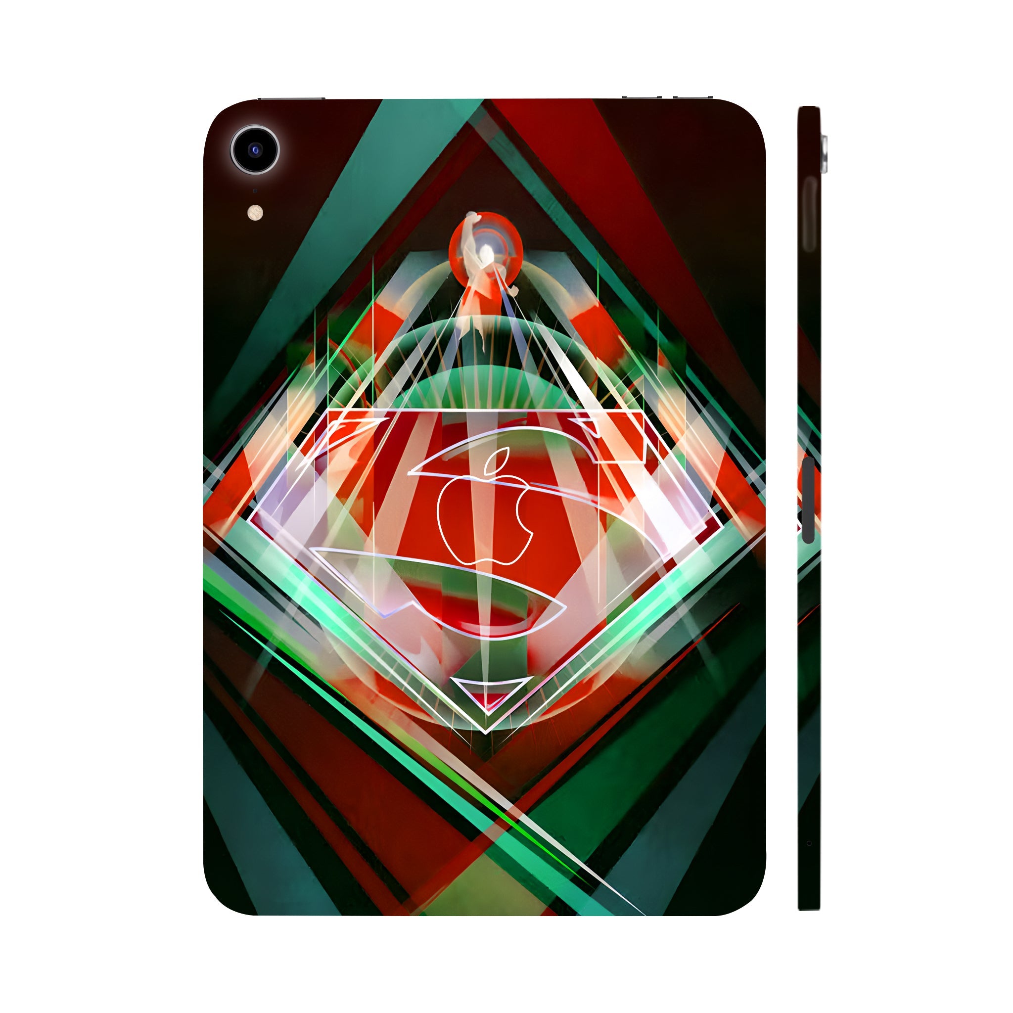 Apple Ipad Air 11 M3 2025 Superman Logo In Radient Colors Movies Tablet Skins