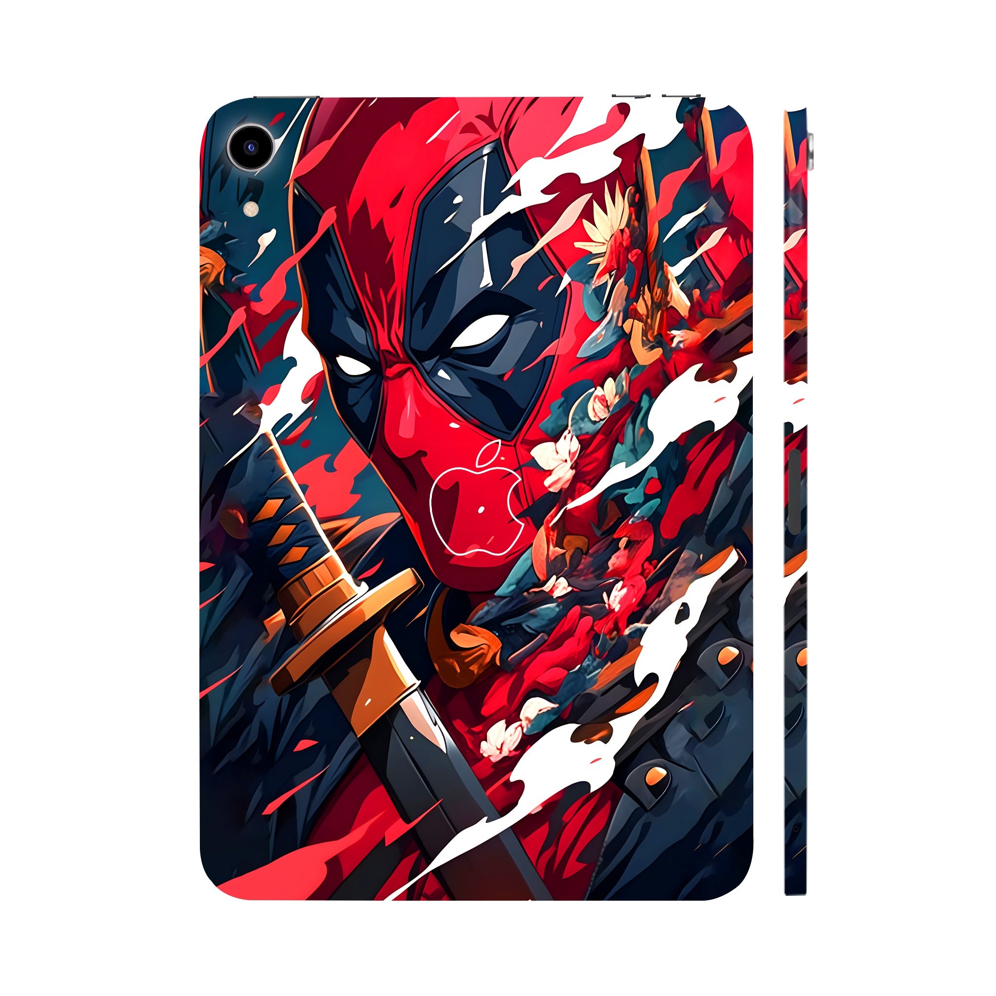 Apple Ipad Air 11 M3 2025 Deadpool Artful Chaos with Katana Movies Tablet Skins