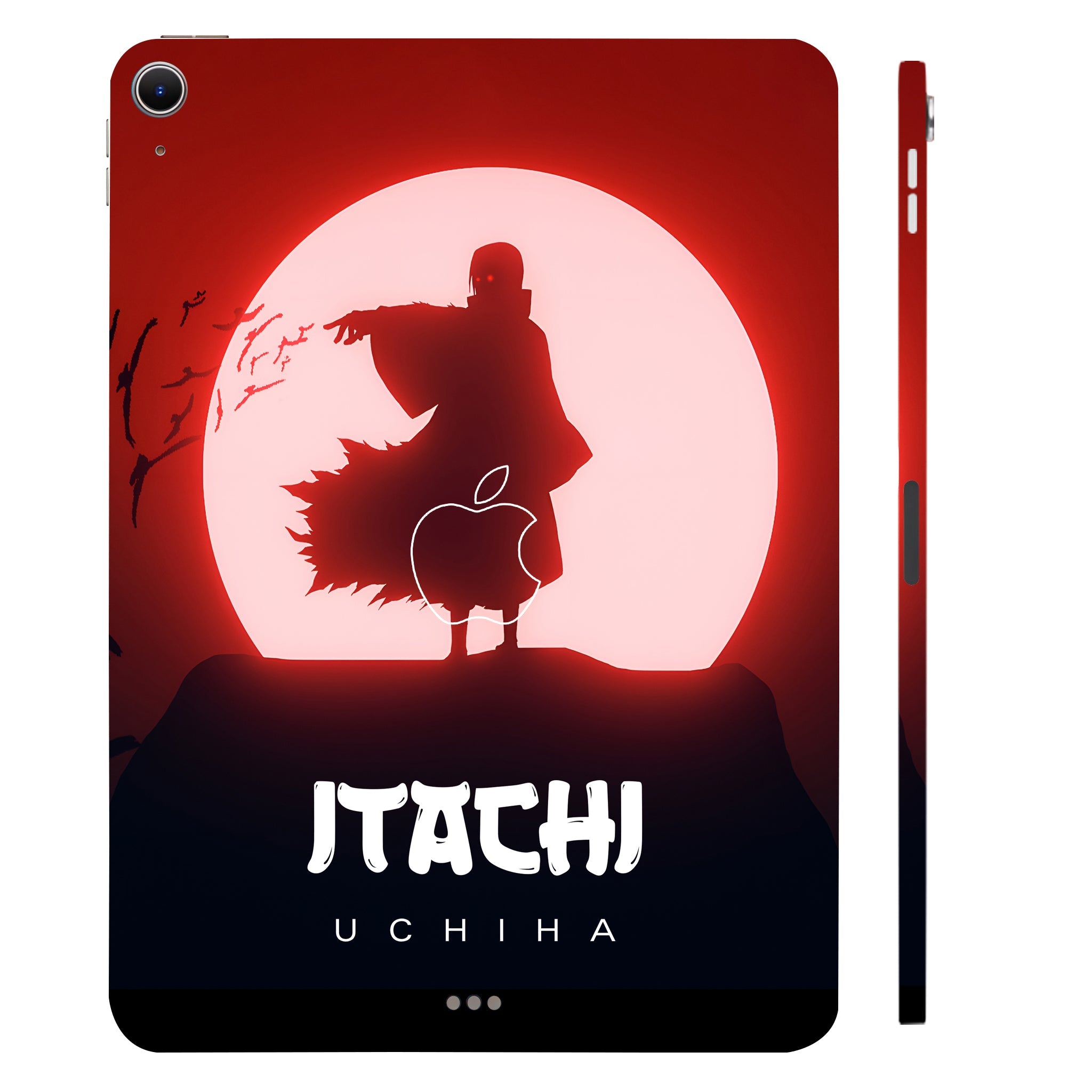 Apple iPad Air 13 M2 2024 Itachi Uchiha Under Red Moon Anime Tablet Skins