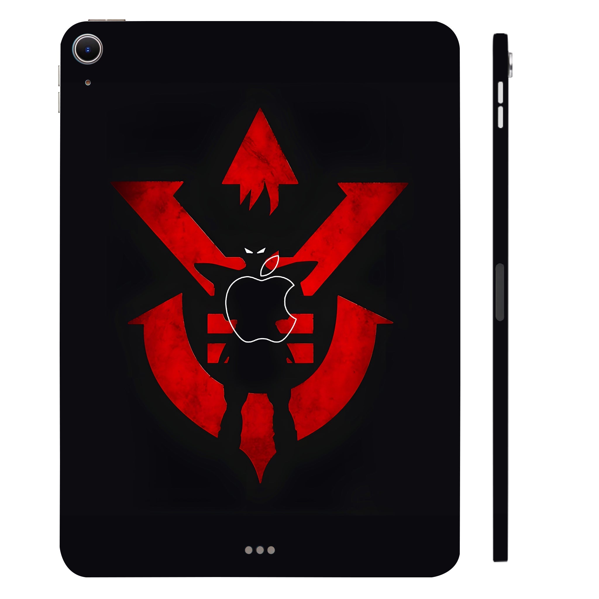 Apple iPad Air 13 M2 2024 Vegeta Silhouette in Red Anime Tablet Skins