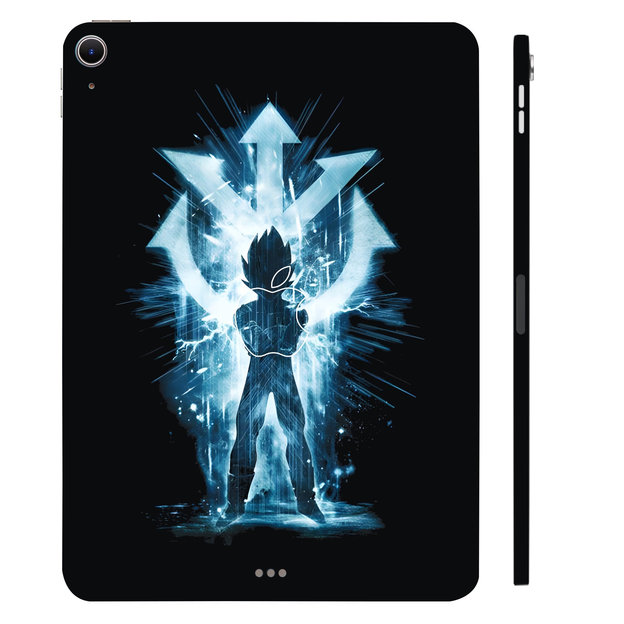 Apple iPad Air 13 M2 2024 Vegeta in Electric Blue Anime Tablet Skins