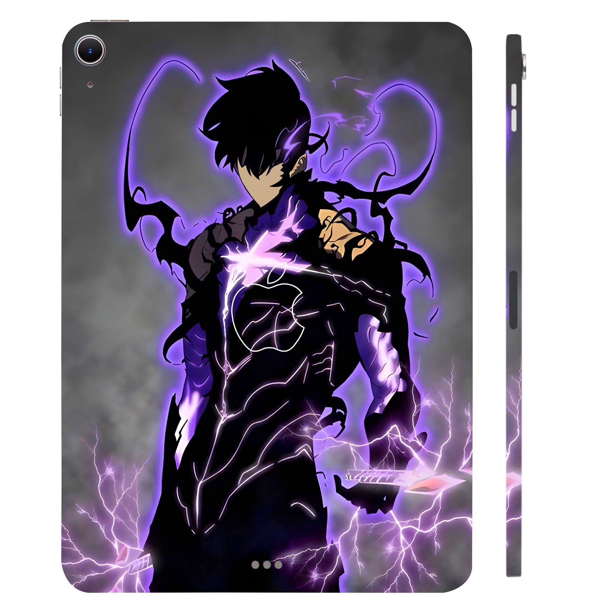 Apple iPad Air 13 M2 2024 Sung Jin Woo Shadow Monarch Anime Tablet Skins