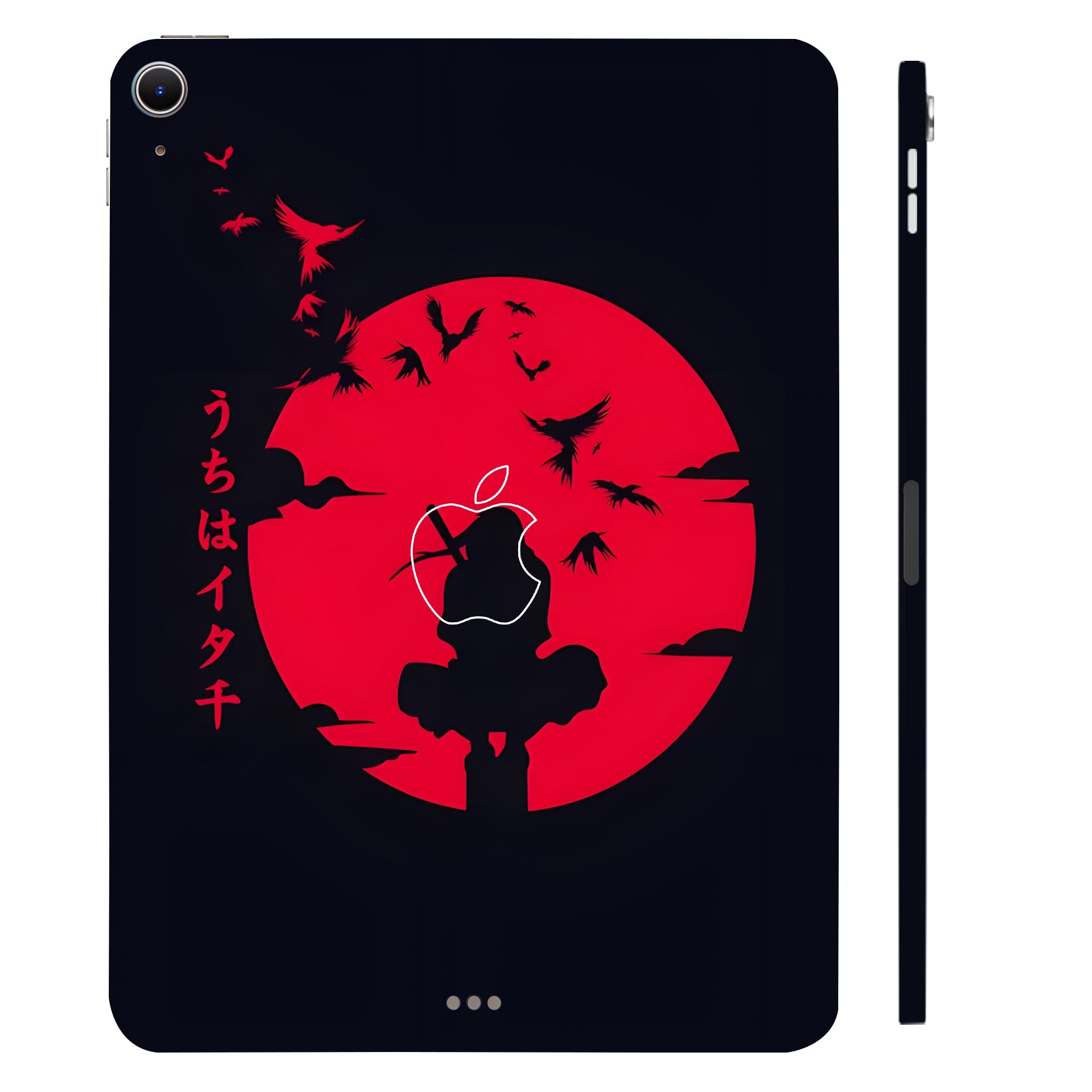 Apple iPad Air 13 M2 2024 Uchiha Itachi Silhouette Anime Tablet Skins