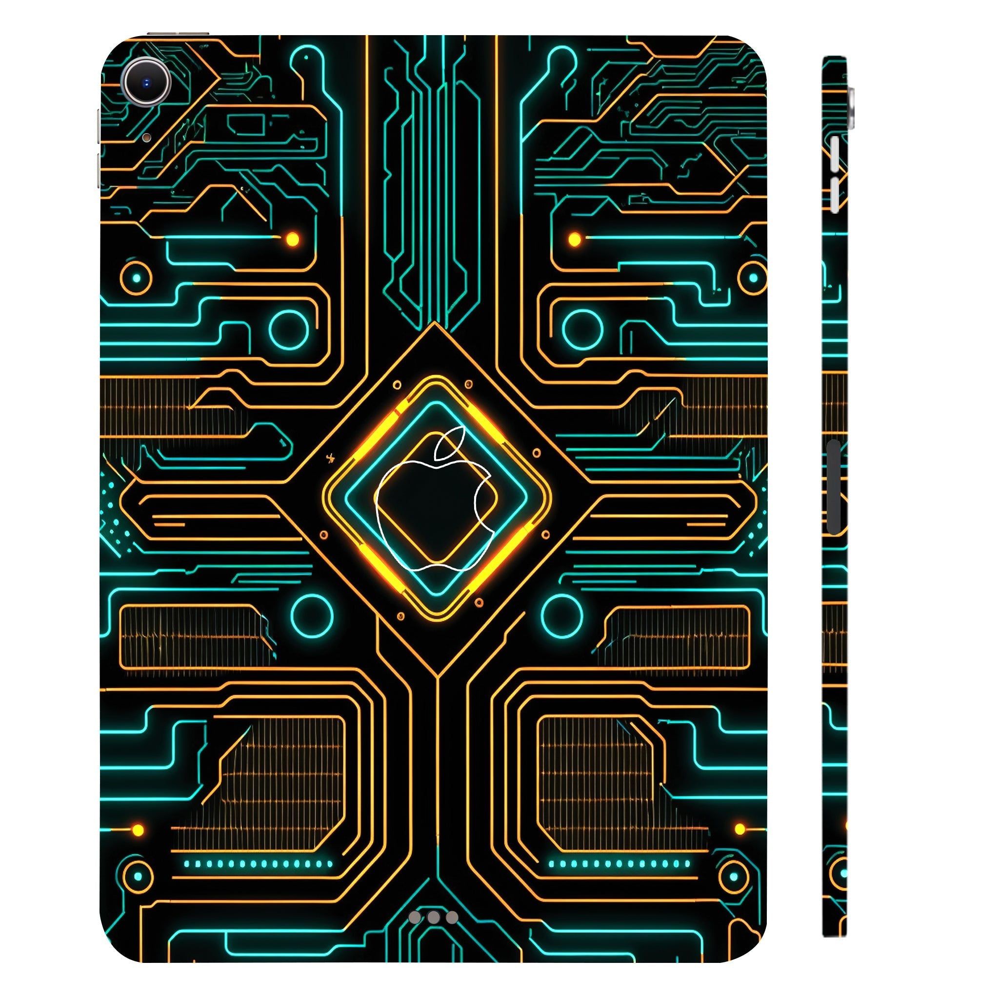 Apple iPad Air 11 M2 2024 Luminous Circuit Design Tablet Skins