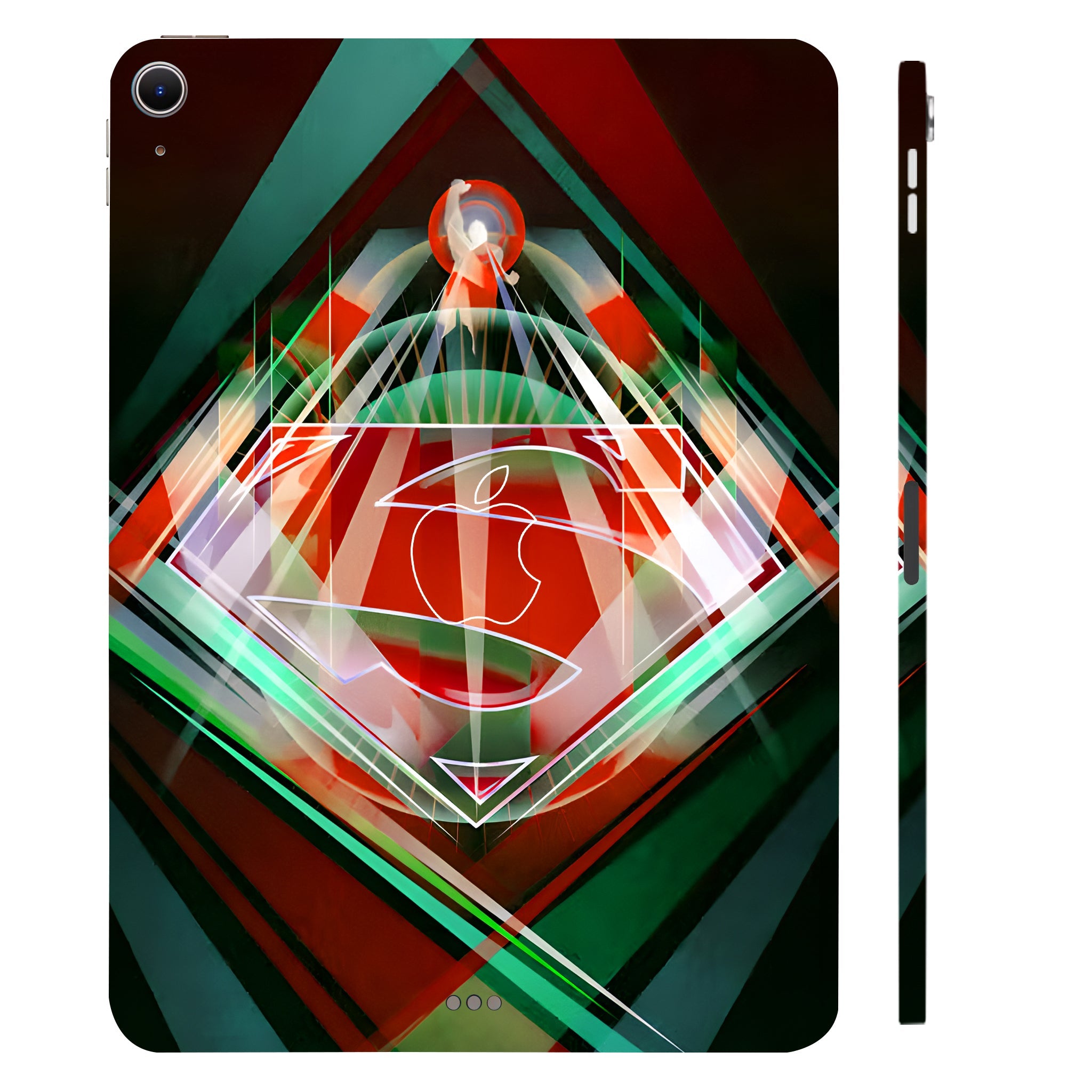 Apple iPad Air 13 M2 2024 Superman Logo In Radient Colors Movies Tablet Skins
