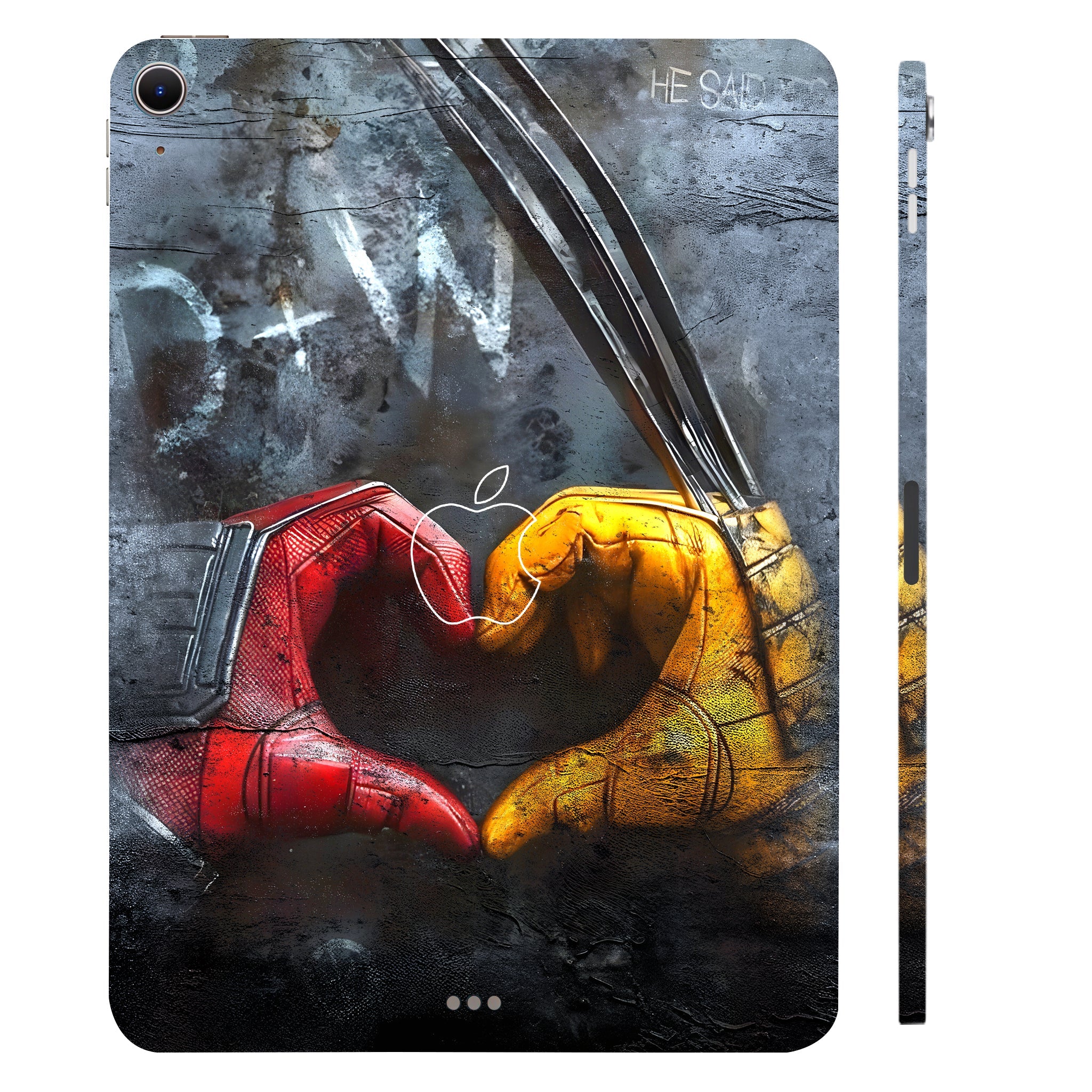 Apple iPad Air 13 M2 2024 Wolverine and Deadpool Movies Tablet Skins