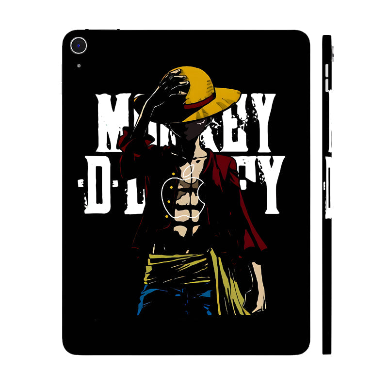 Apple iPad Air 13 M4 2026 Luffy With His Straw Hat Anime Tablet Skin