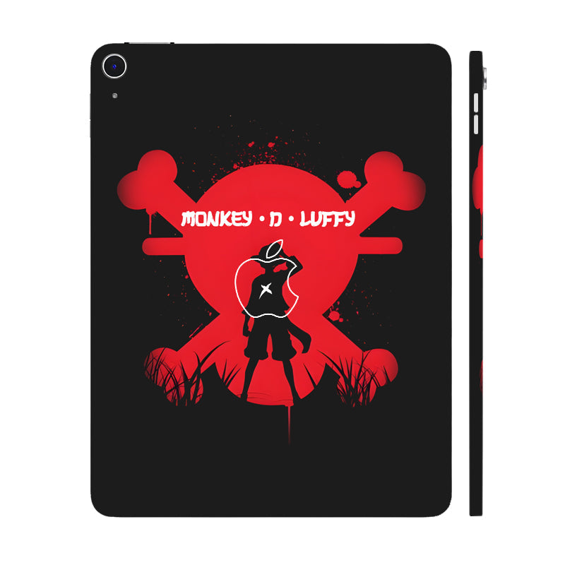 Apple iPad Air 13 M3 2025 Monkey D Luffy In Red Anime Tablet Skins