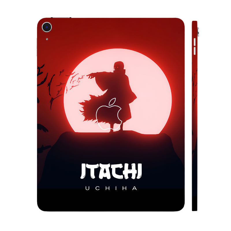Apple iPad Air 13 M4 2026 Itachi Uchiha Under Red Moon Anime Tablet Skin