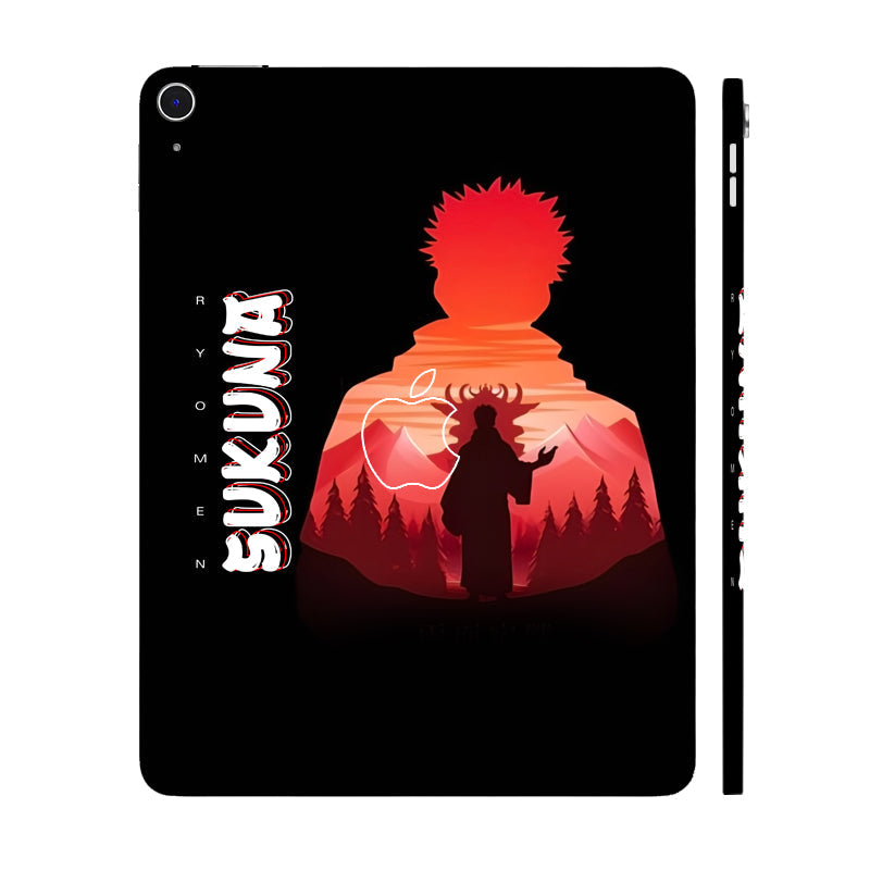 Apple iPad Air 13 M3 2025 Ryomen Sukuna Silhouette Anime Tablet Skins