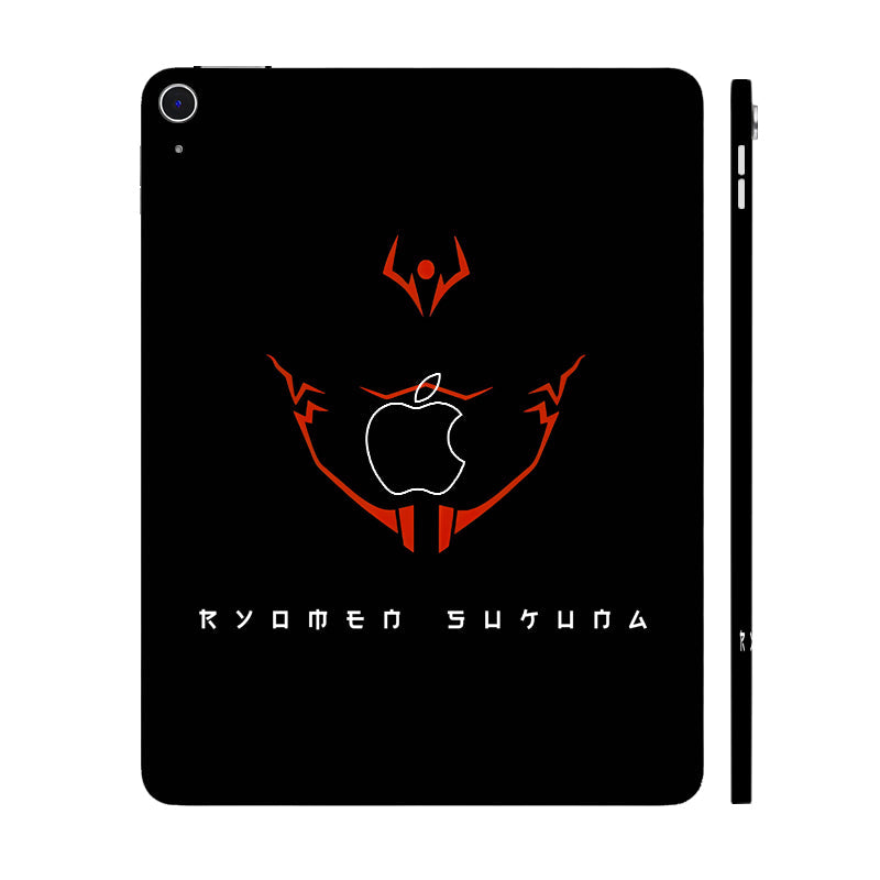 Apple iPad Air 13 M3 2025 Sukuna's Curse Mark in Red Anime Tablet Skins