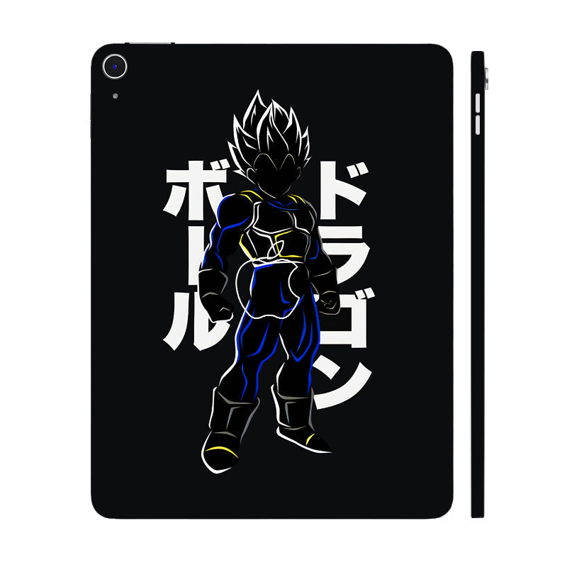 Apple iPad Air 13 M3 2025 Dragon Ball Z Vegeta Anime Tablet Skins