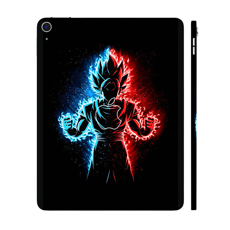 Apple iPad Air 13 M3 2025 Vegeta in Dual Color Anime Tablet Skins