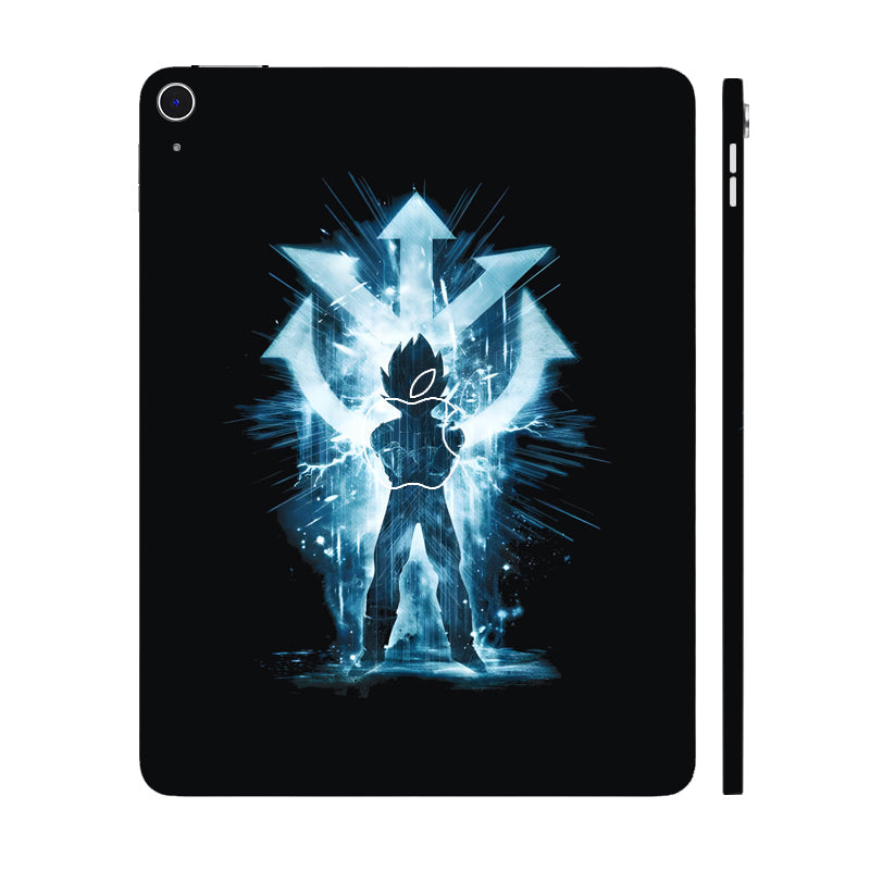 Apple iPad Air 13 M3 2025 Vegeta in Electric Blue Anime Tablet Skins