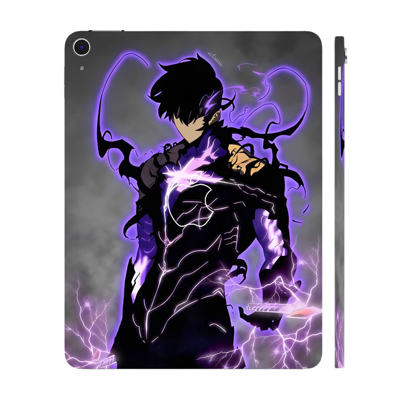 Apple iPad Air 13 M3 2025 Sung Jin Woo Shadow Monarch Anime Tablet Skins