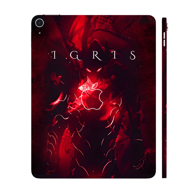 Apple iPad Air 13 M3 2025 Blood Red Commander Igris Anime Tablet Skins