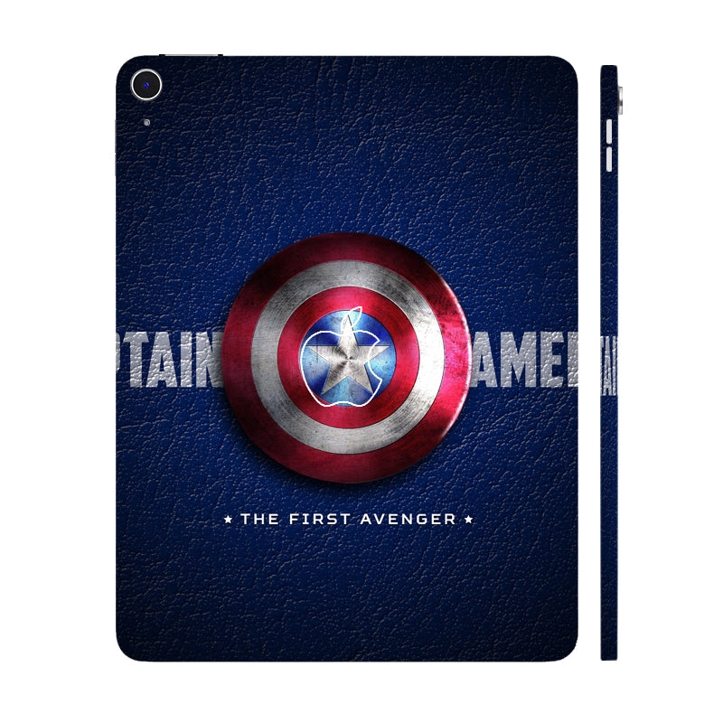Apple iPad Air 13 M3 2025 Captain America Shield Movies Tablet Skins