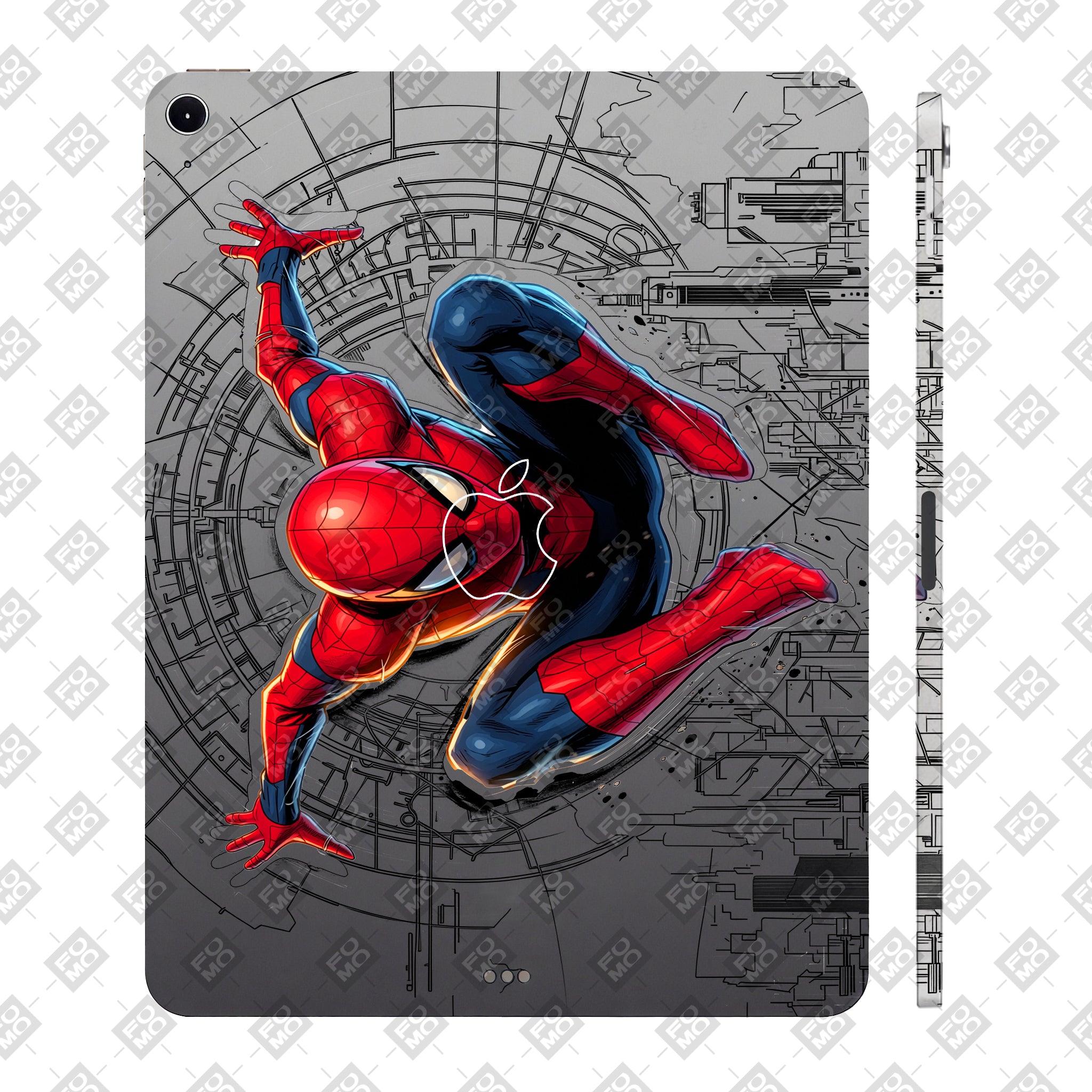 Apple iPad Air 13 M3 2025 Transparent Web of Destiny Tablet Skin