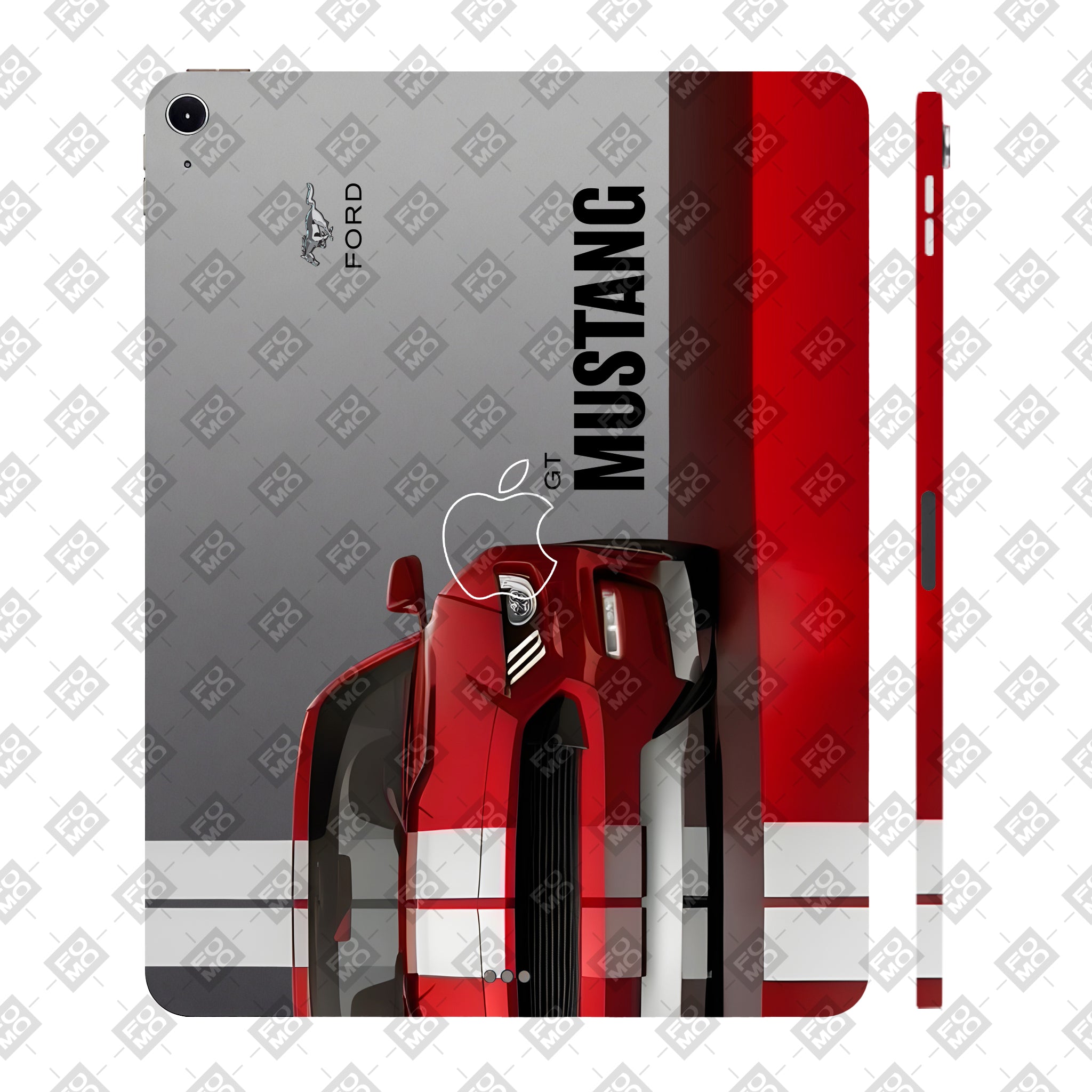 Apple iPad Air 13 M3 2025 Transparent Mustang Power Tablet Skin