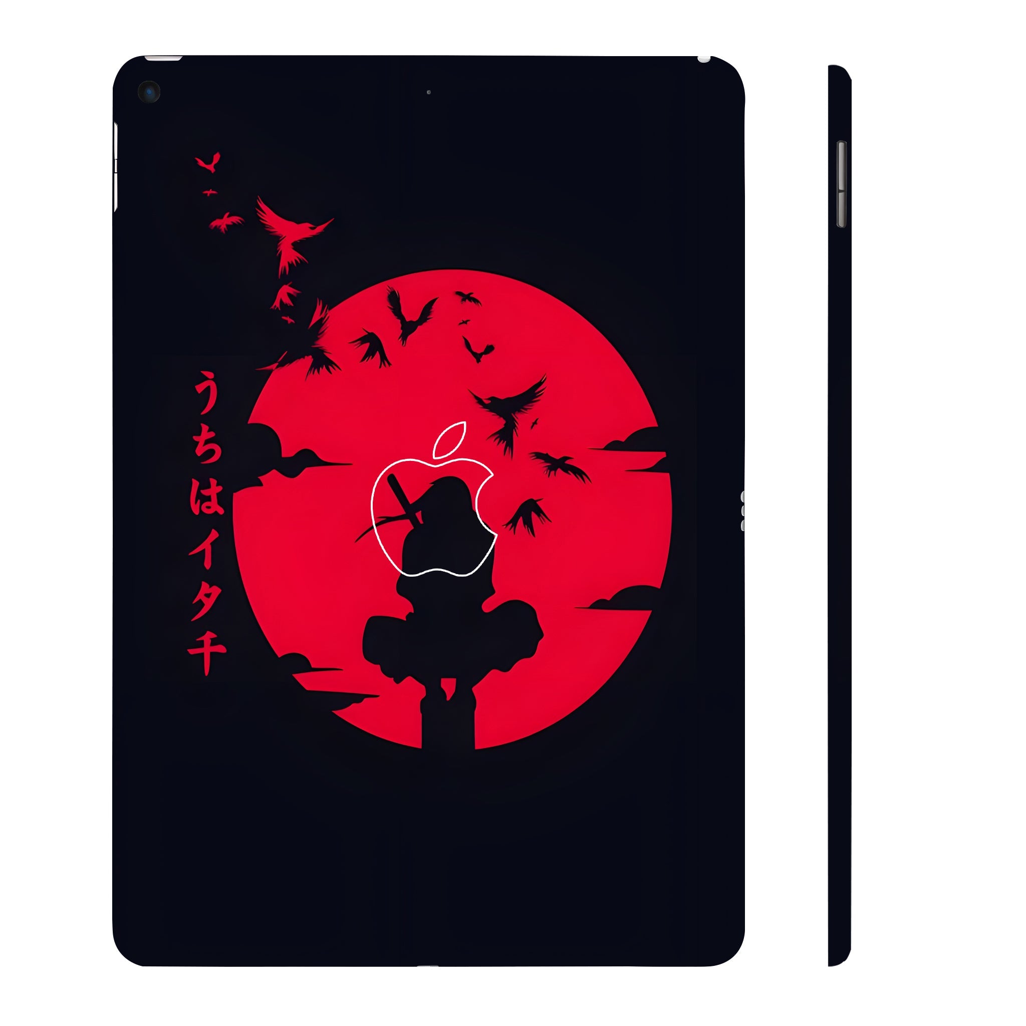 Apple iPad Air 3 2019 Uchiha Itachi Silhouette Anime Tablet Skins