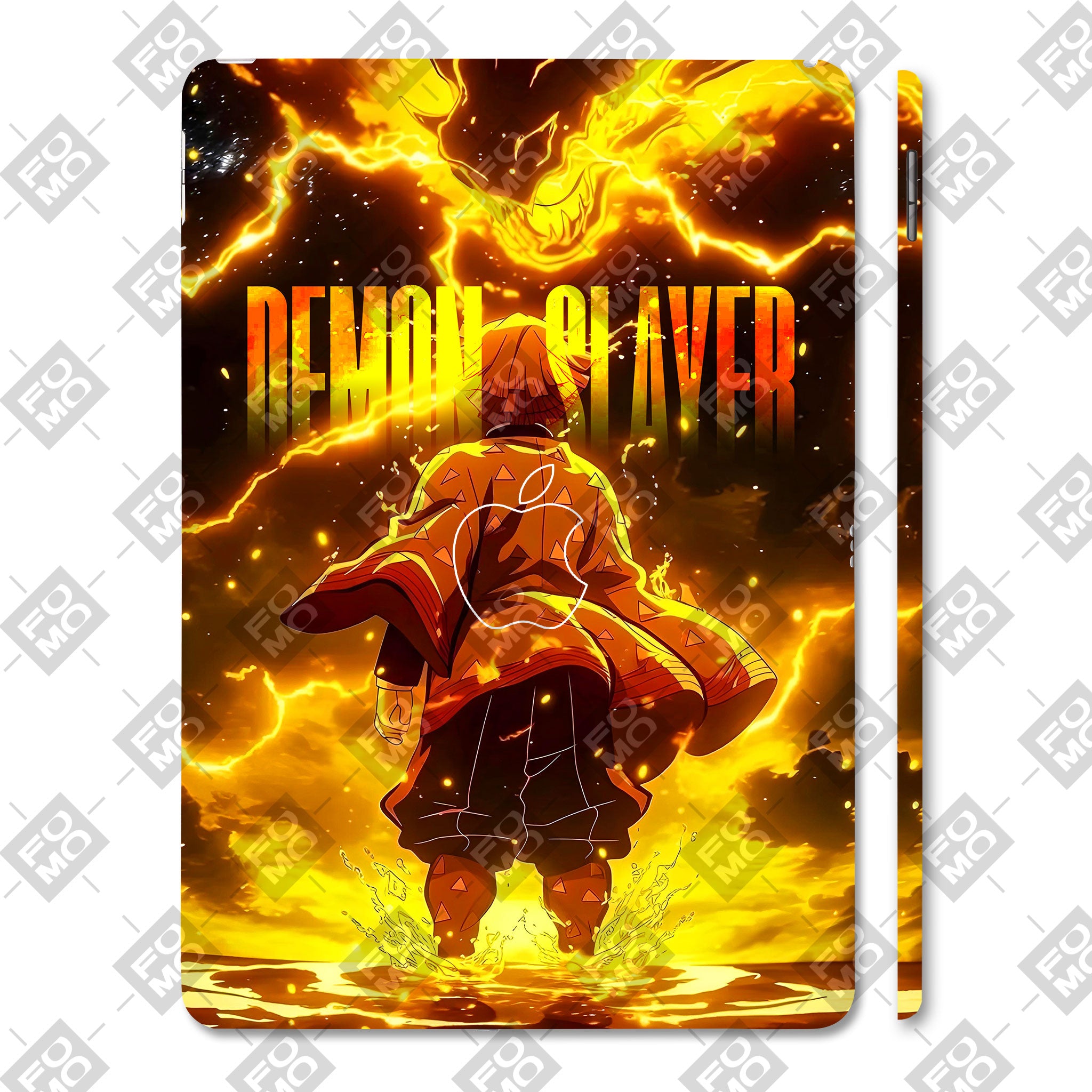 Apple iPad Air 3 2019 Zenitsu Lightning Strike Anime Tablet Skins