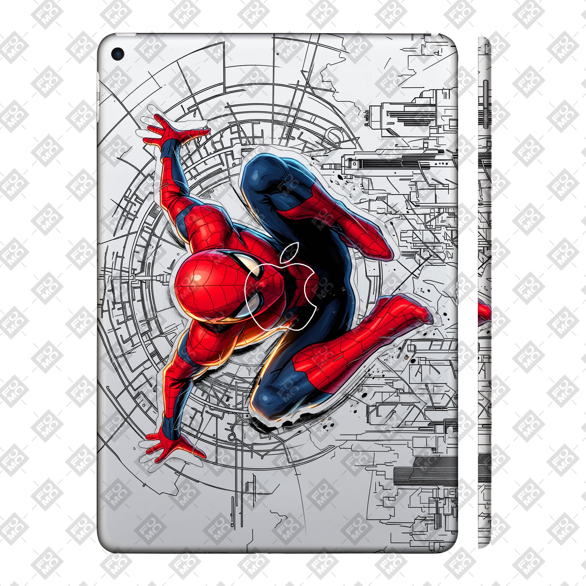 Apple iPad Air 3 2019 Transparent Web of Destiny Tablet Skin