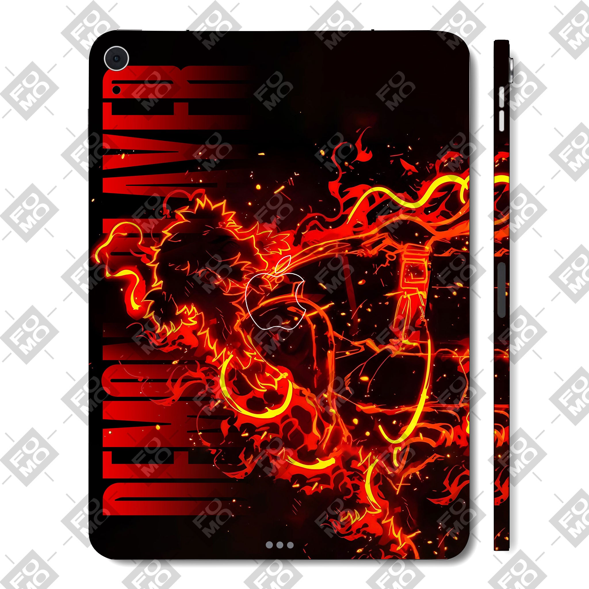 Apple iPad Air 4th Gen 2020 Rengoku Blazing Inferno Anime Tablet Skins