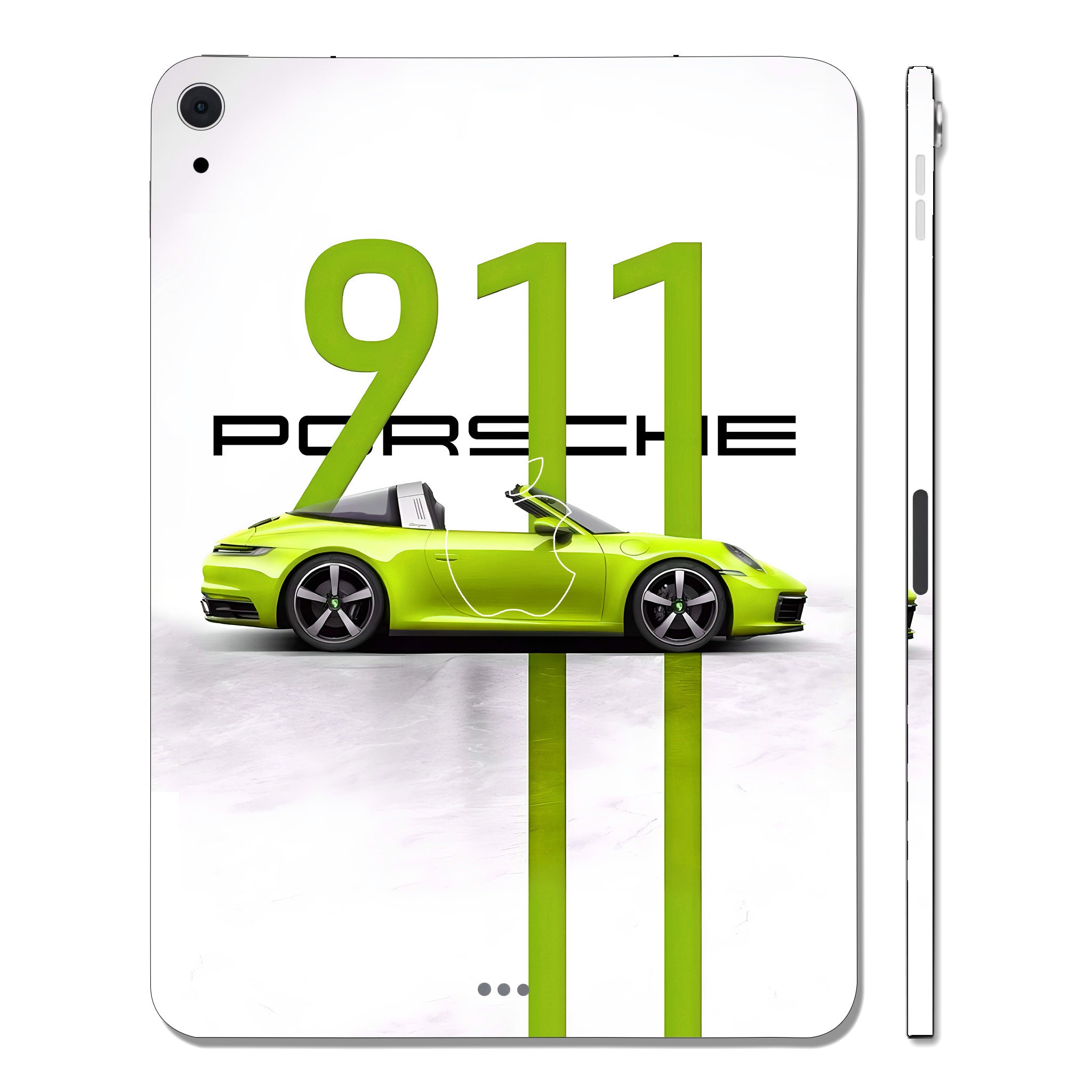 Apple iPad Air 5th Gen 2022 Lime Porsche 911 Cars & Bikes Tablet Skins