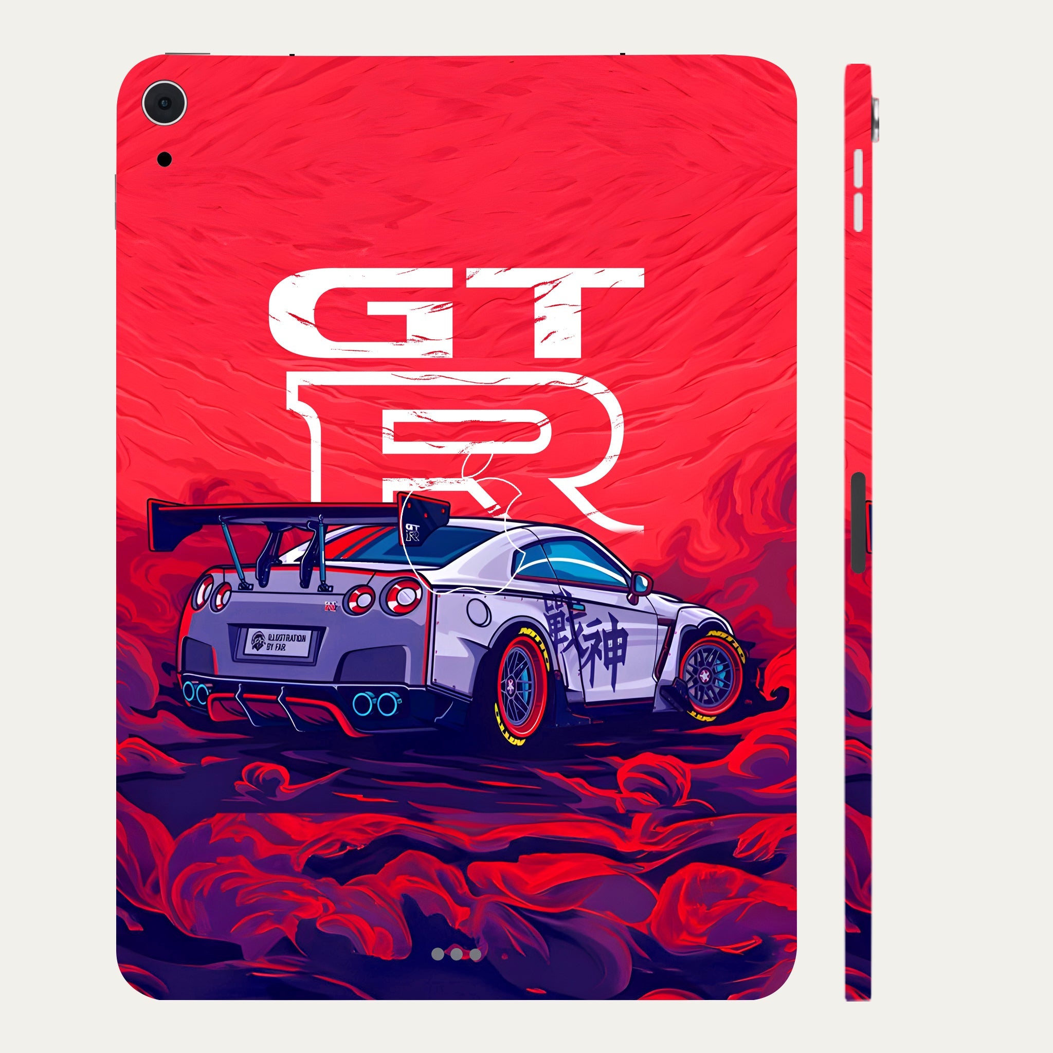 Apple iPad Air 4th Gen 2020 Nissan GTR Racing Edition Cars & Bikes 3D Tablet Skin