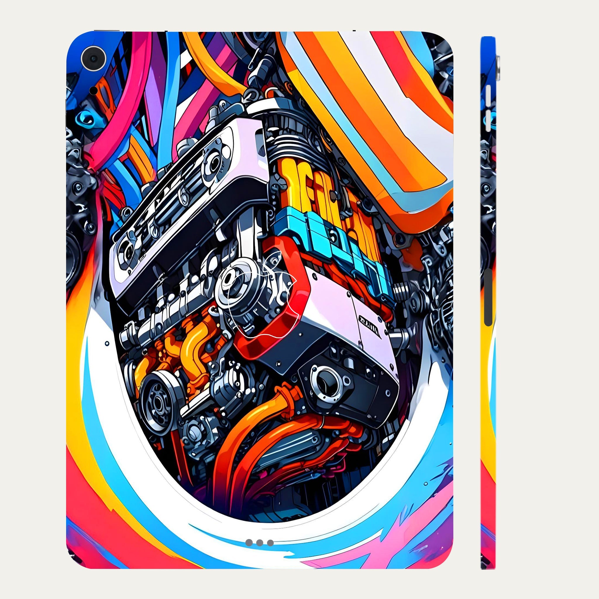 Apple iPad Air 5th Gen 2022 Power in Motion Cars & Bikes Tablet Skins