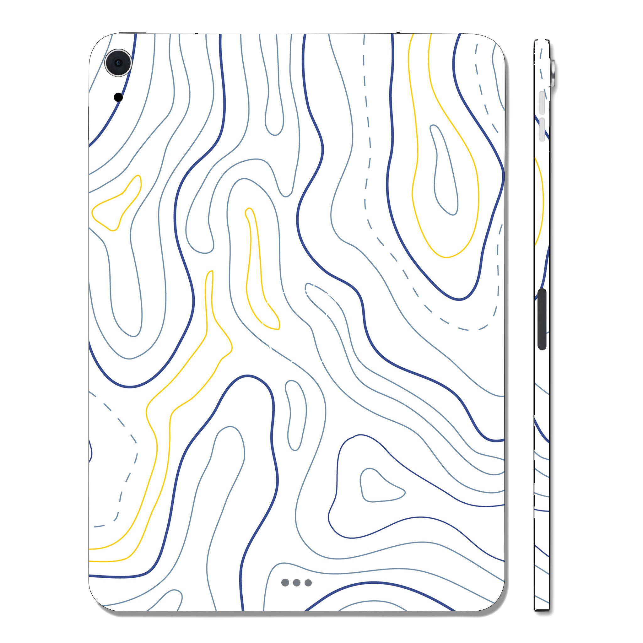 Apple iPad Air 5th Gen 2022 Minimalist Colorful Contours Tablet Skins