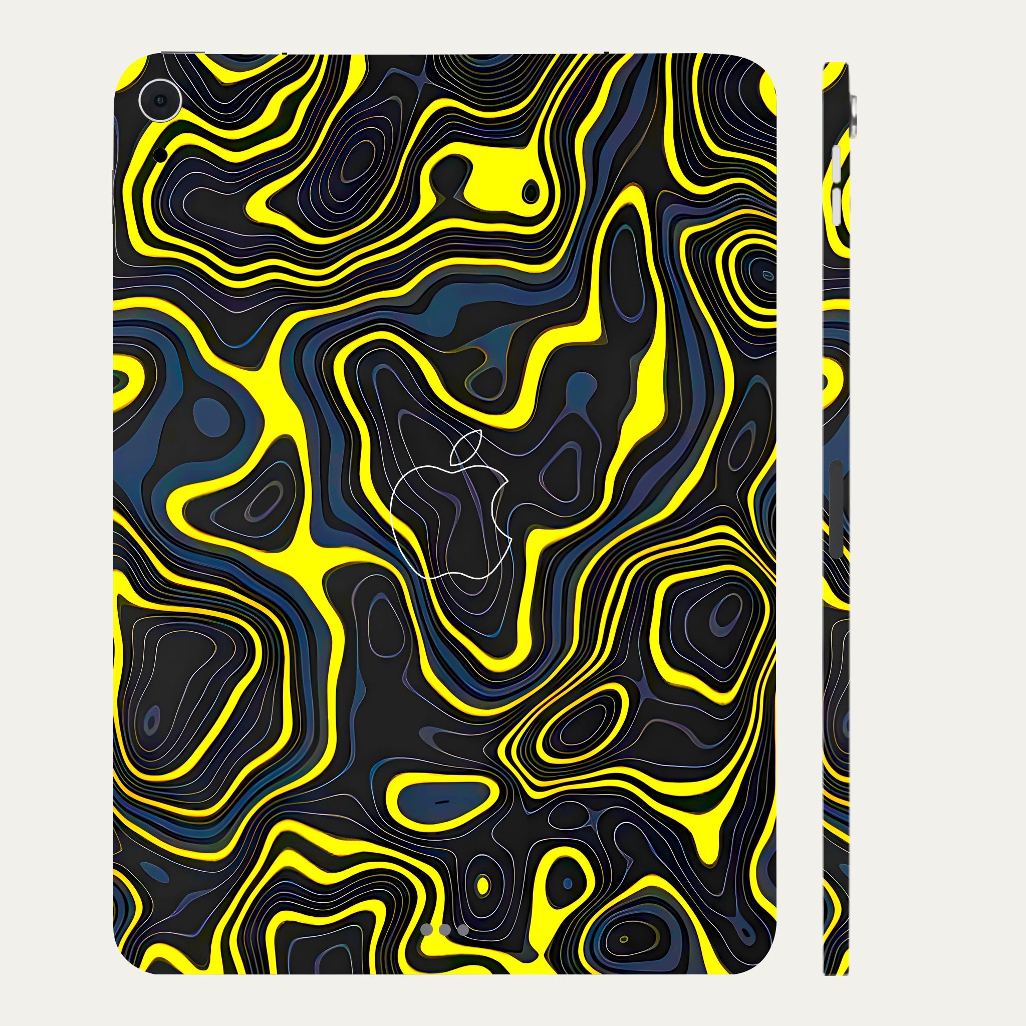 Apple iPad Air 5th Gen 2022 Neon Lava Contours Tablet Skins