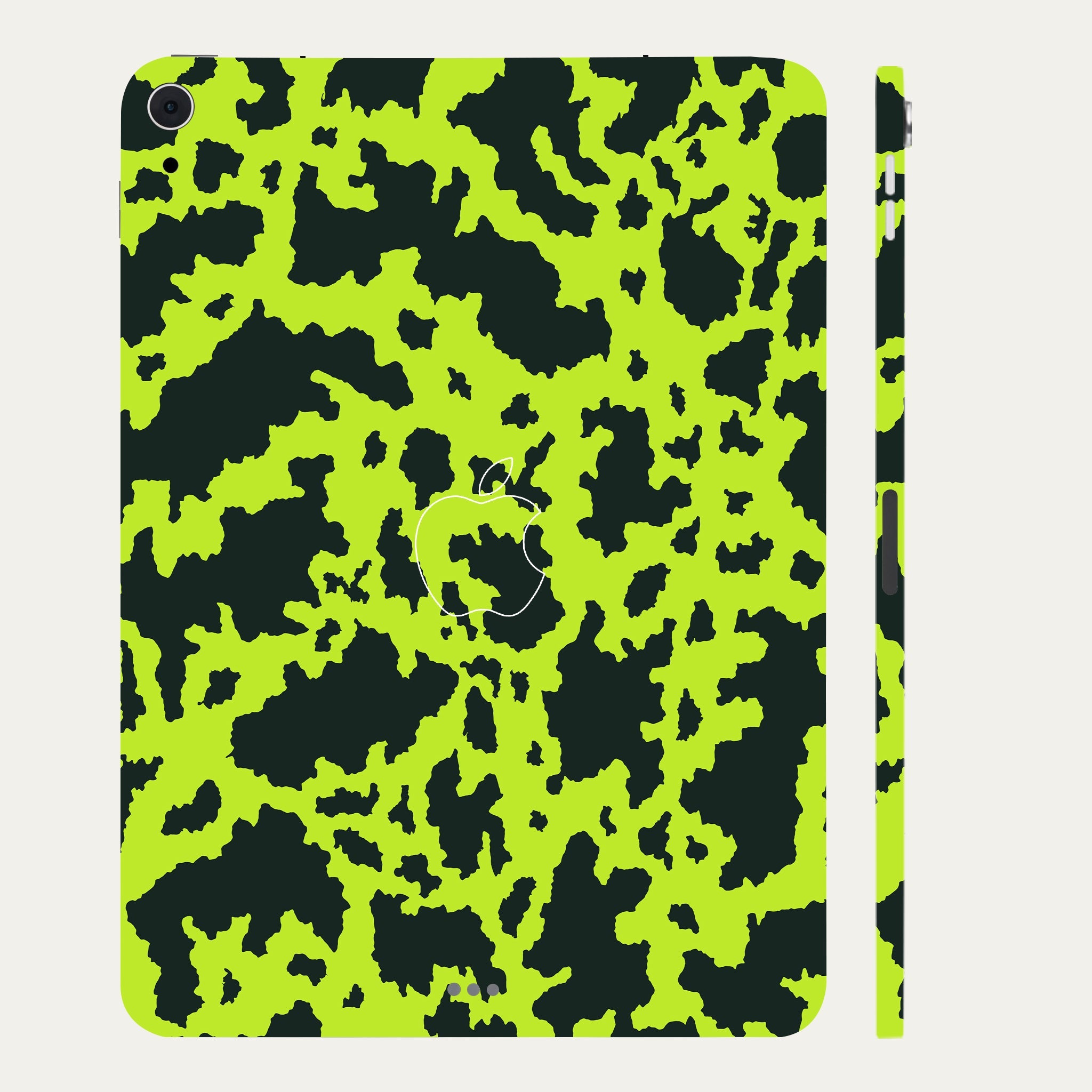 Apple iPad Air 5th Gen 2022 Neon Green Splatter Tablet Skins