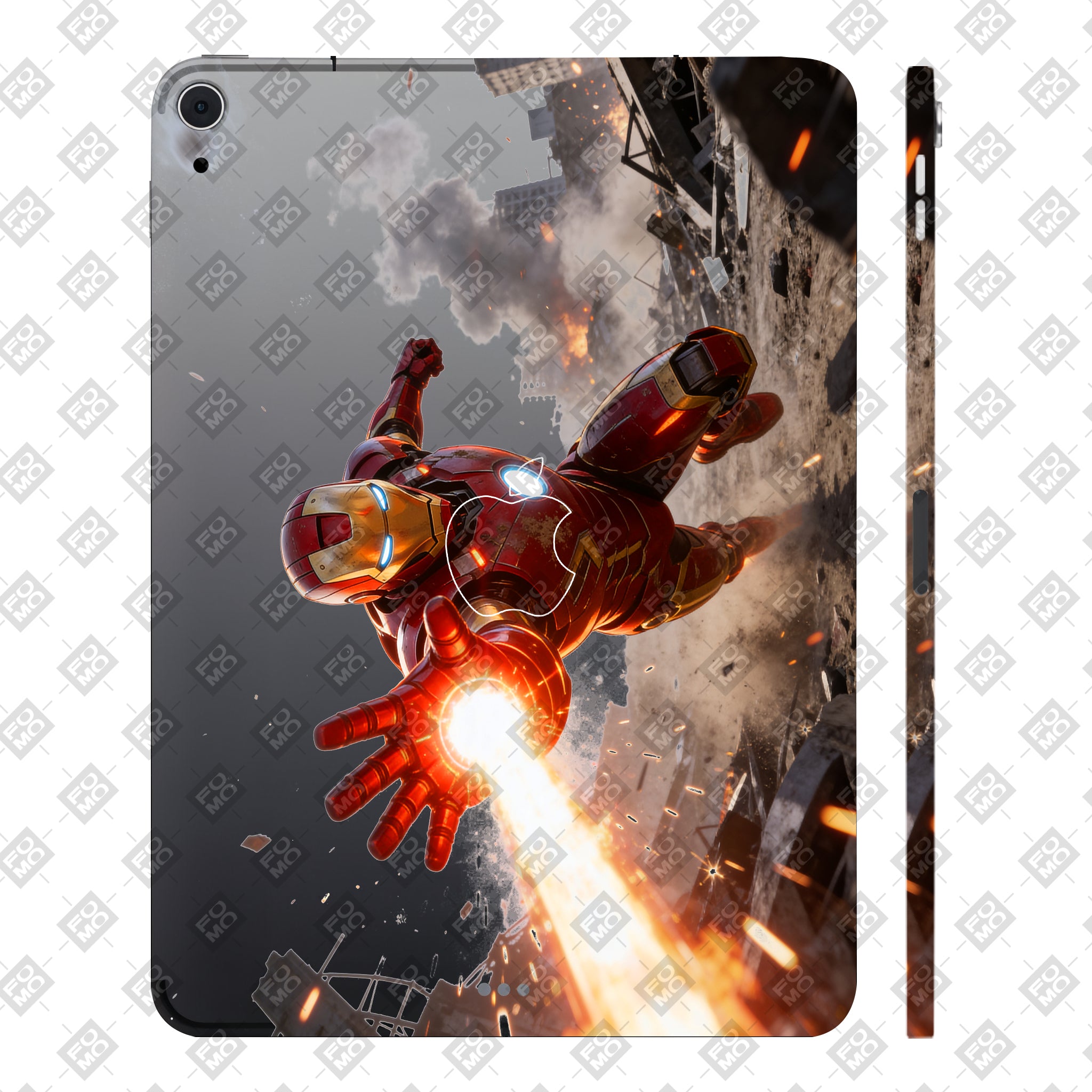 Apple iPad Air 5th Gen 2022 Transparent Iron Fist Tablet Skin
