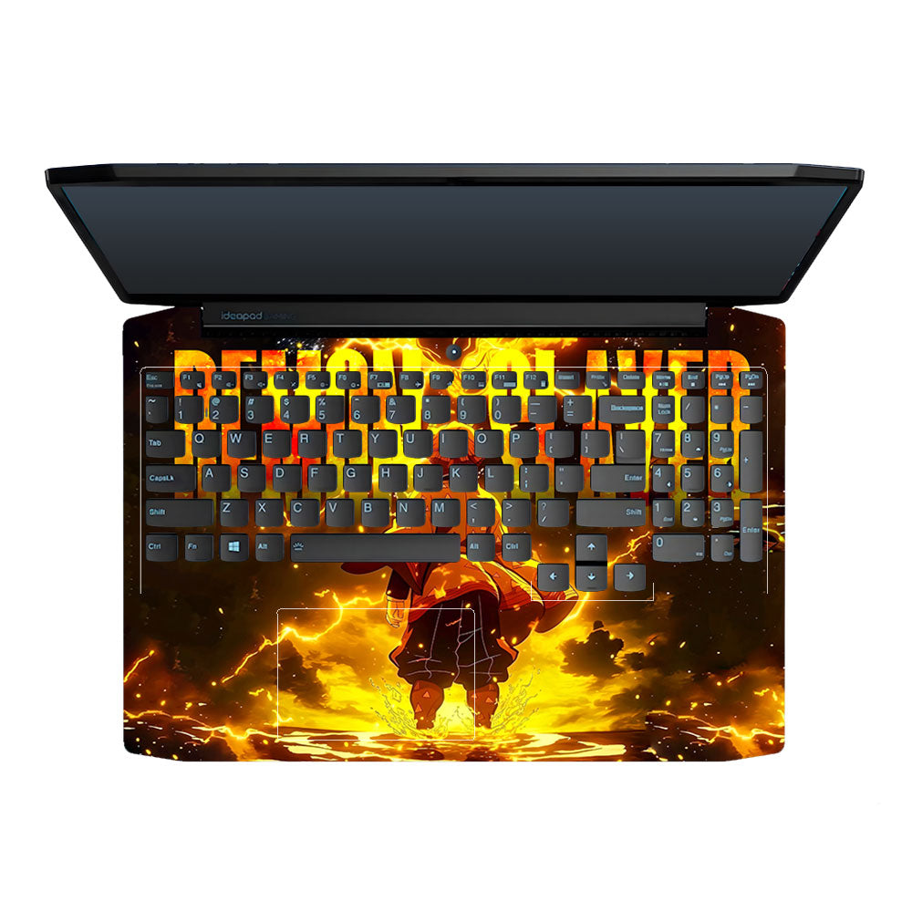 Zenitsu Lightning Strike Lenovo IdeaPad Gaming 3 15ARH05 and 15IMH05 Laptop Skin