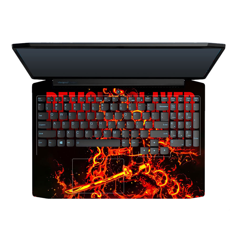 Rengoku Blazing Inferno Lenovo IdeaPad Gaming 3 15ARH05 and 15IMH05 Laptop Skin