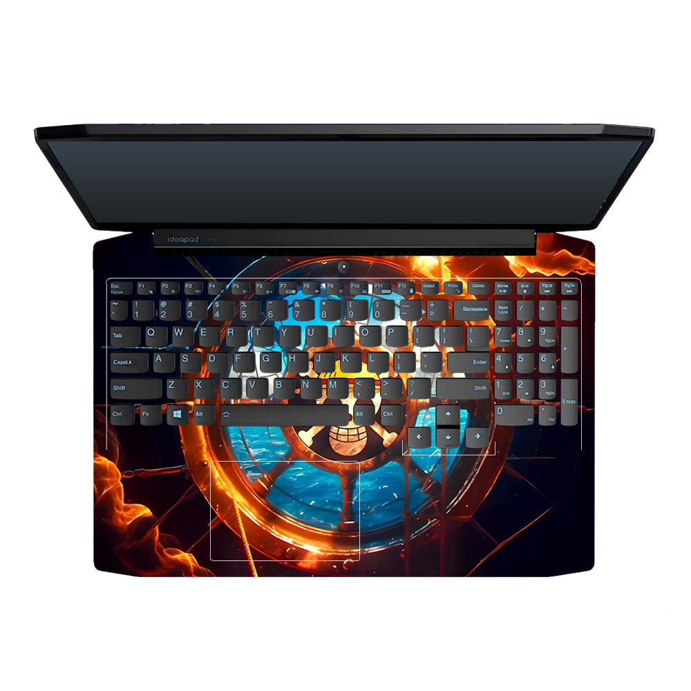 Straw Hat Pirates Emblem Lenovo IdeaPad Gaming 3 15ARH05 and 15IMH05 Laptop Skin