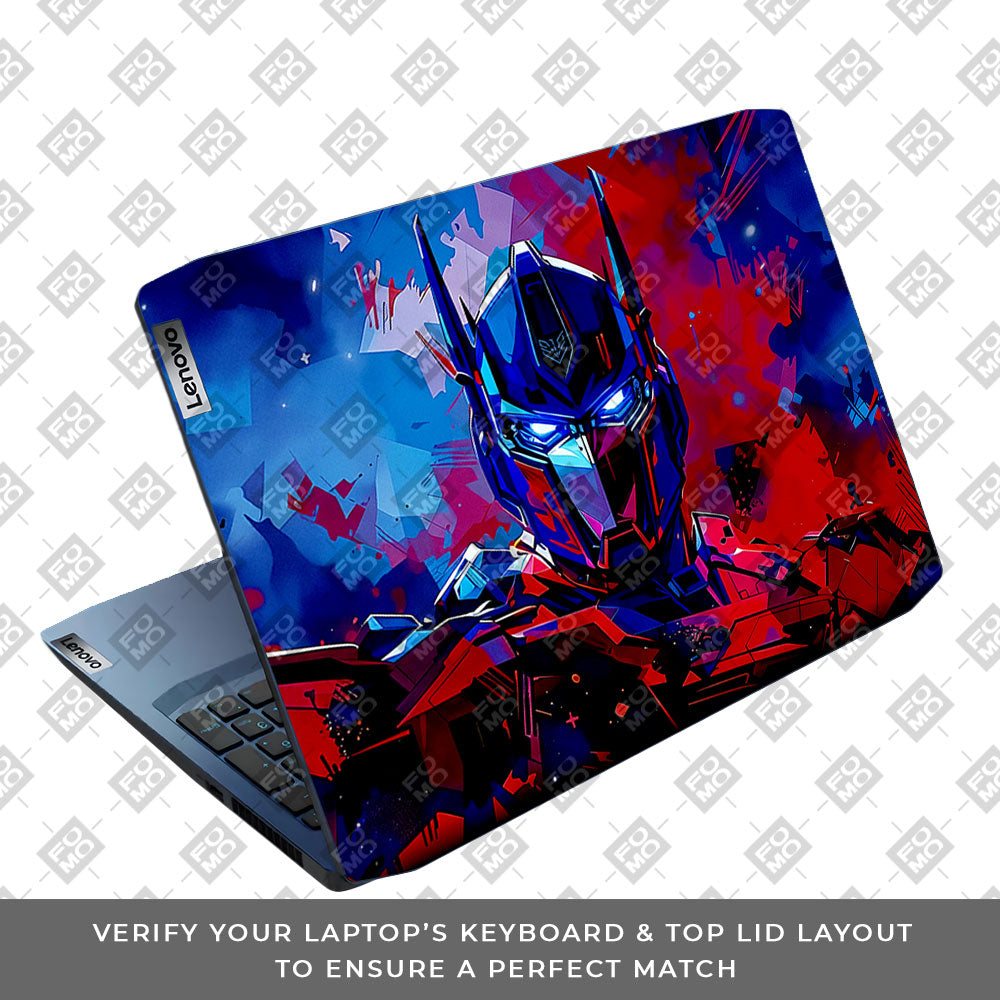 Optimus Prime Transformer Lenovo IdeaPad Gaming 3 15ARH05 and 15IMH05 Laptop Skin
