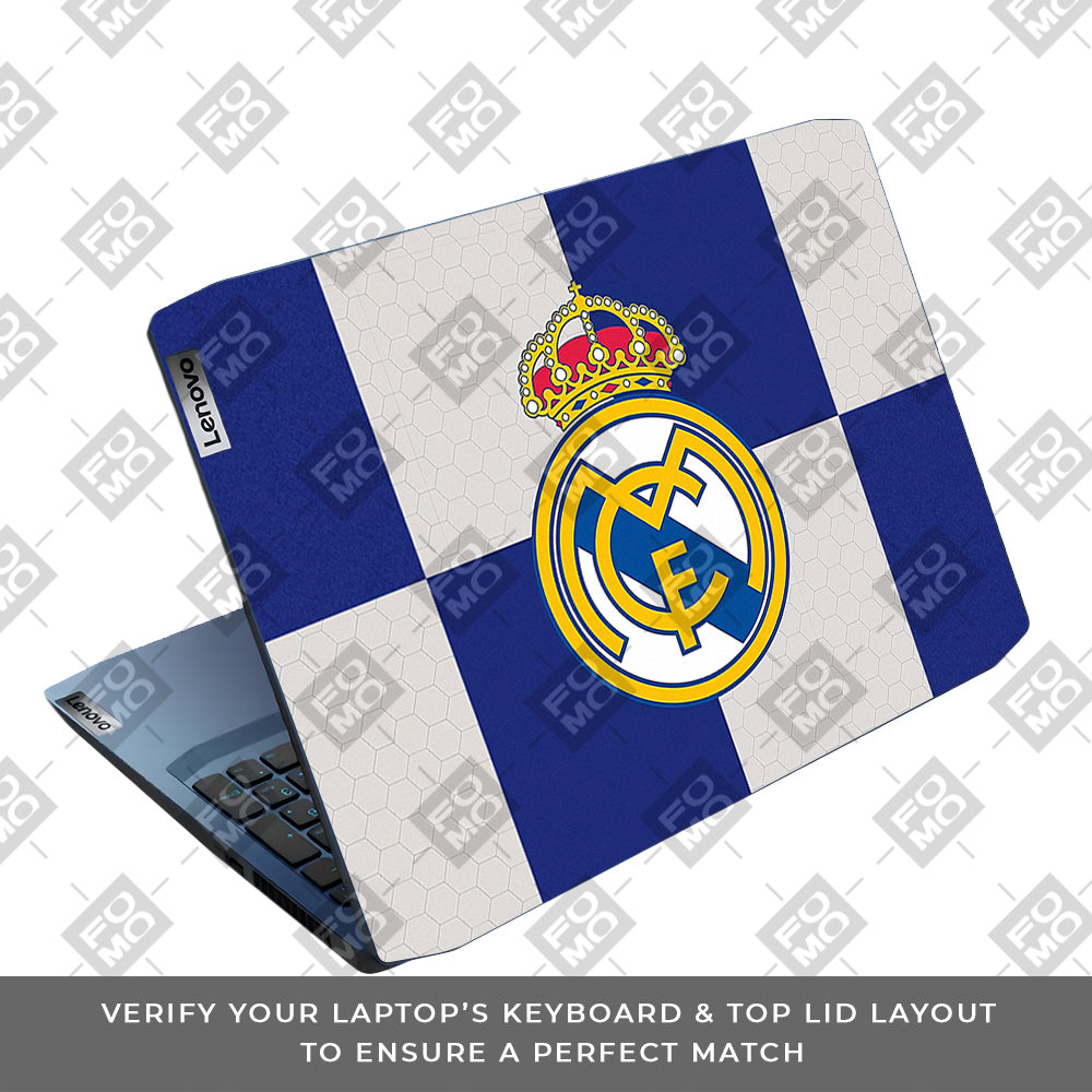 Royal Reign Real Madrid Glory Lenovo IdeaPad Gaming 3 15ARH05 and 15IMH05 Laptop Skin