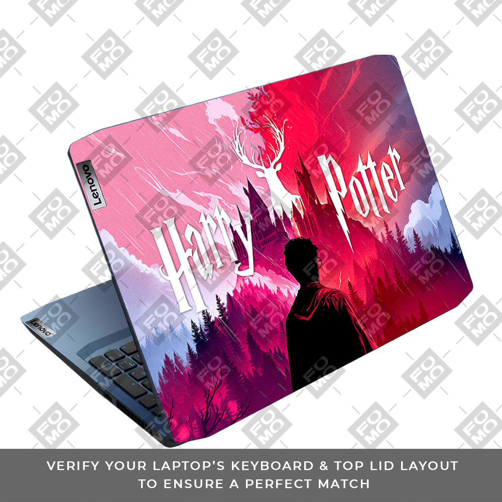Harry Potter Magical Hogwarts Lenovo IdeaPad Gaming 3 15ARH05 and 15IMH05 Laptop Skin