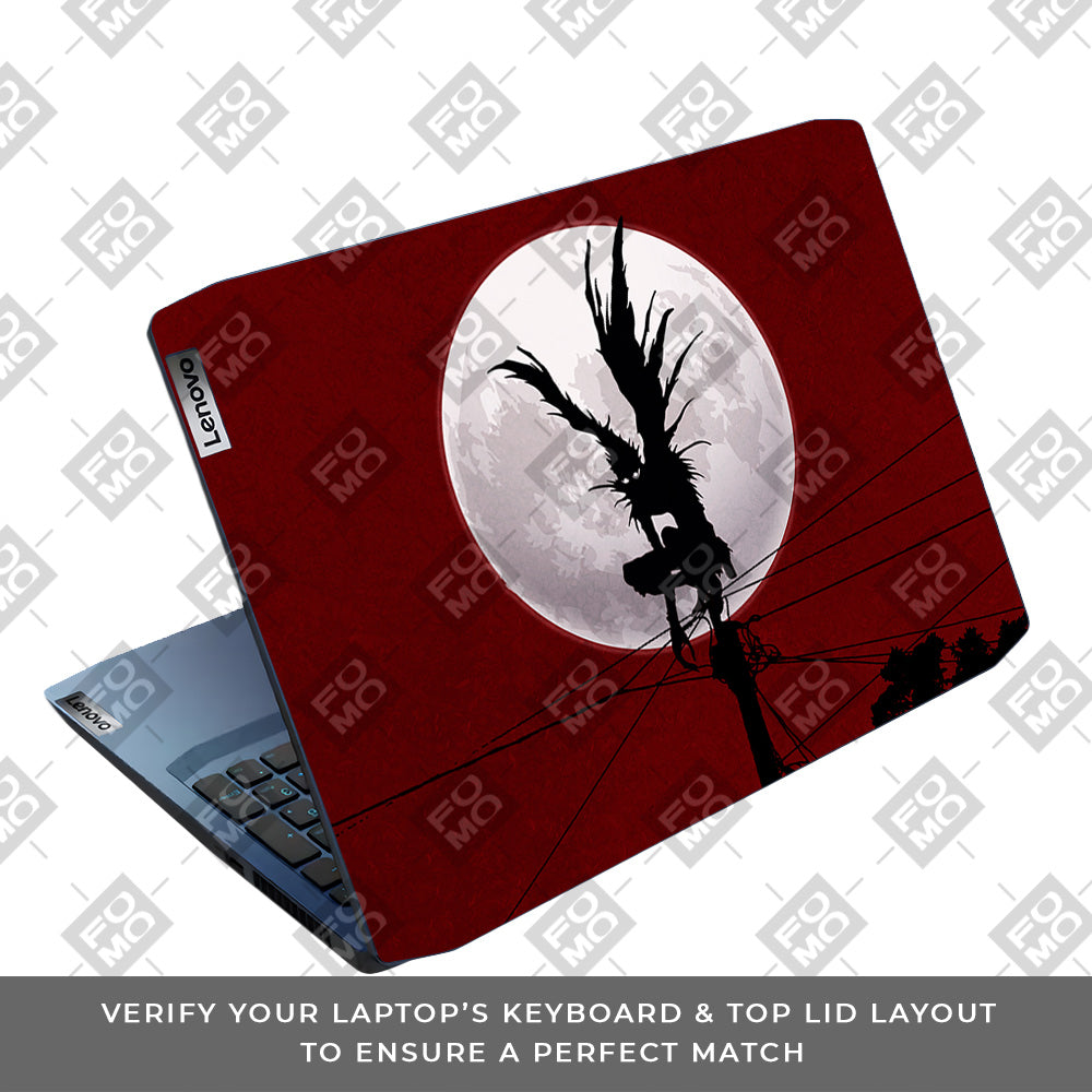 Death Note Ryuk Shinigami Lenovo IdeaPad Gaming 3 15ARH05 and 15IMH05 Laptop Skin