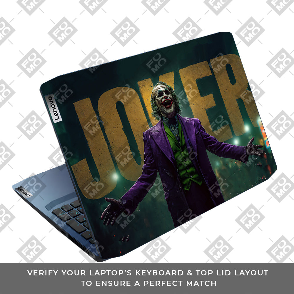 The Joker Chaos Lenovo IdeaPad Gaming 3 15ARH05 and 15IMH05 Laptop Skin