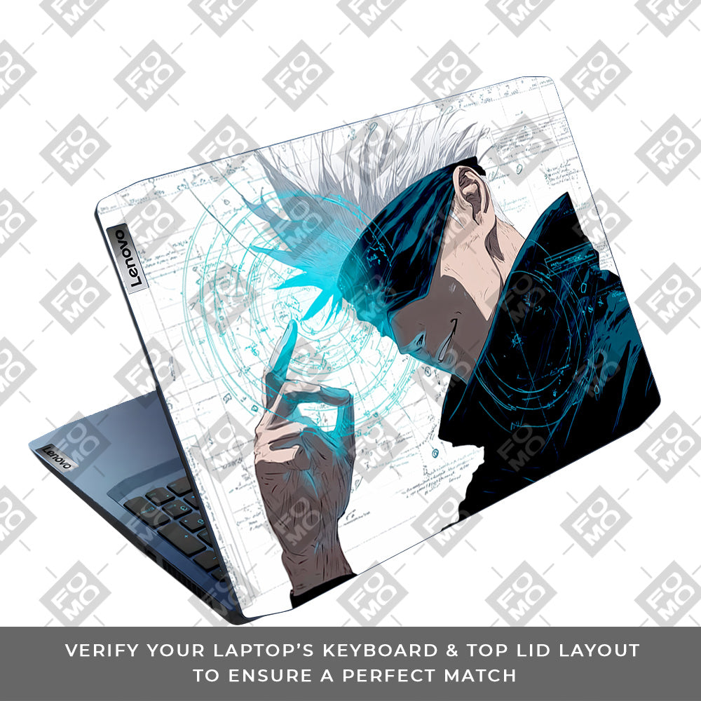 Gojo Satoru Power Lenovo IdeaPad Gaming 3 15ARH05 and 15IMH05 Laptop Skin