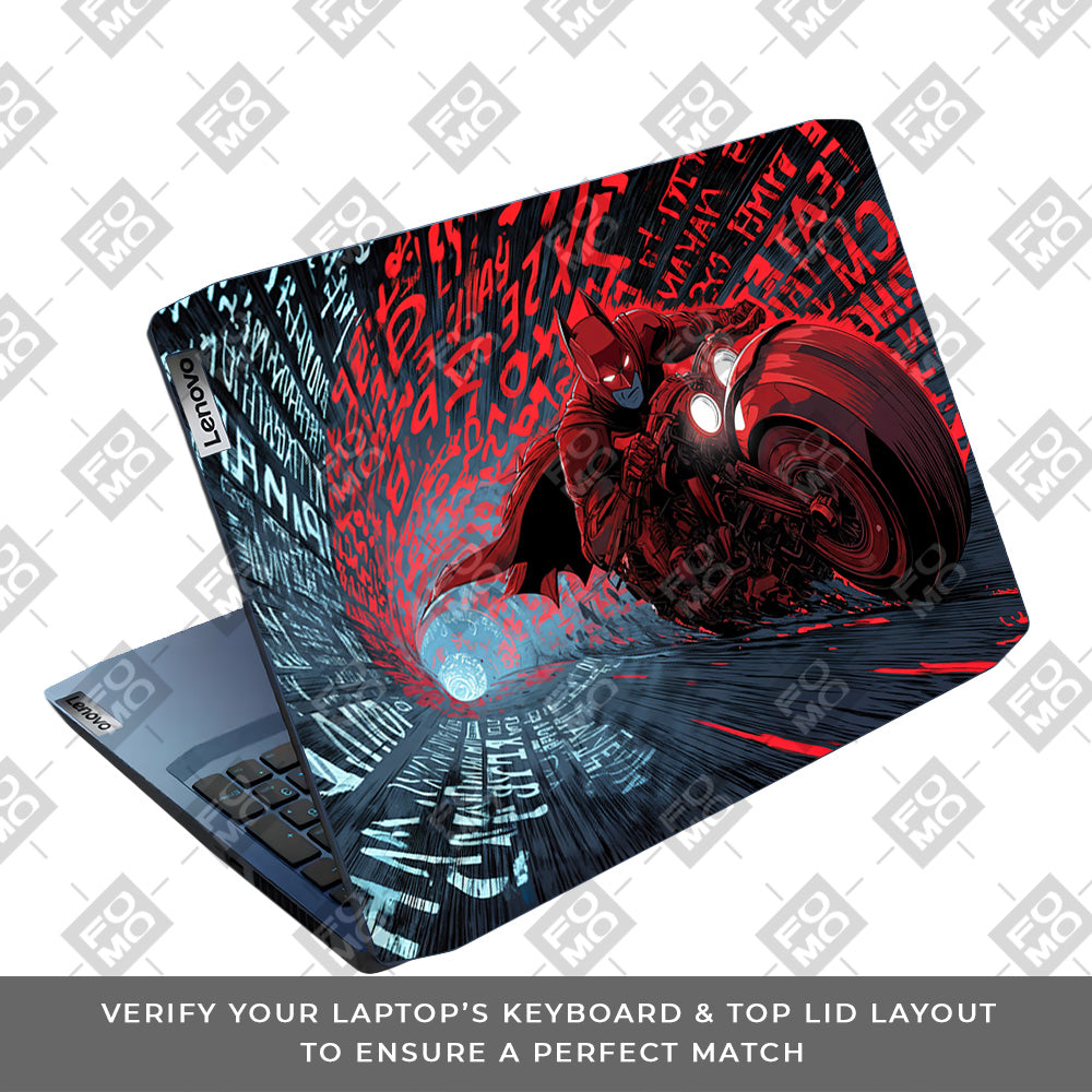 Dark Knight Overdrive Lenovo IdeaPad Gaming 3 15ARH05 and 15IMH05 3D Laptop Skin
