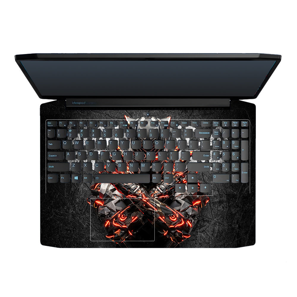 Black Panther Glowing Fury Lenovo IdeaPad Gaming 3 15ARH05 and 15IMH05 Laptop Skin